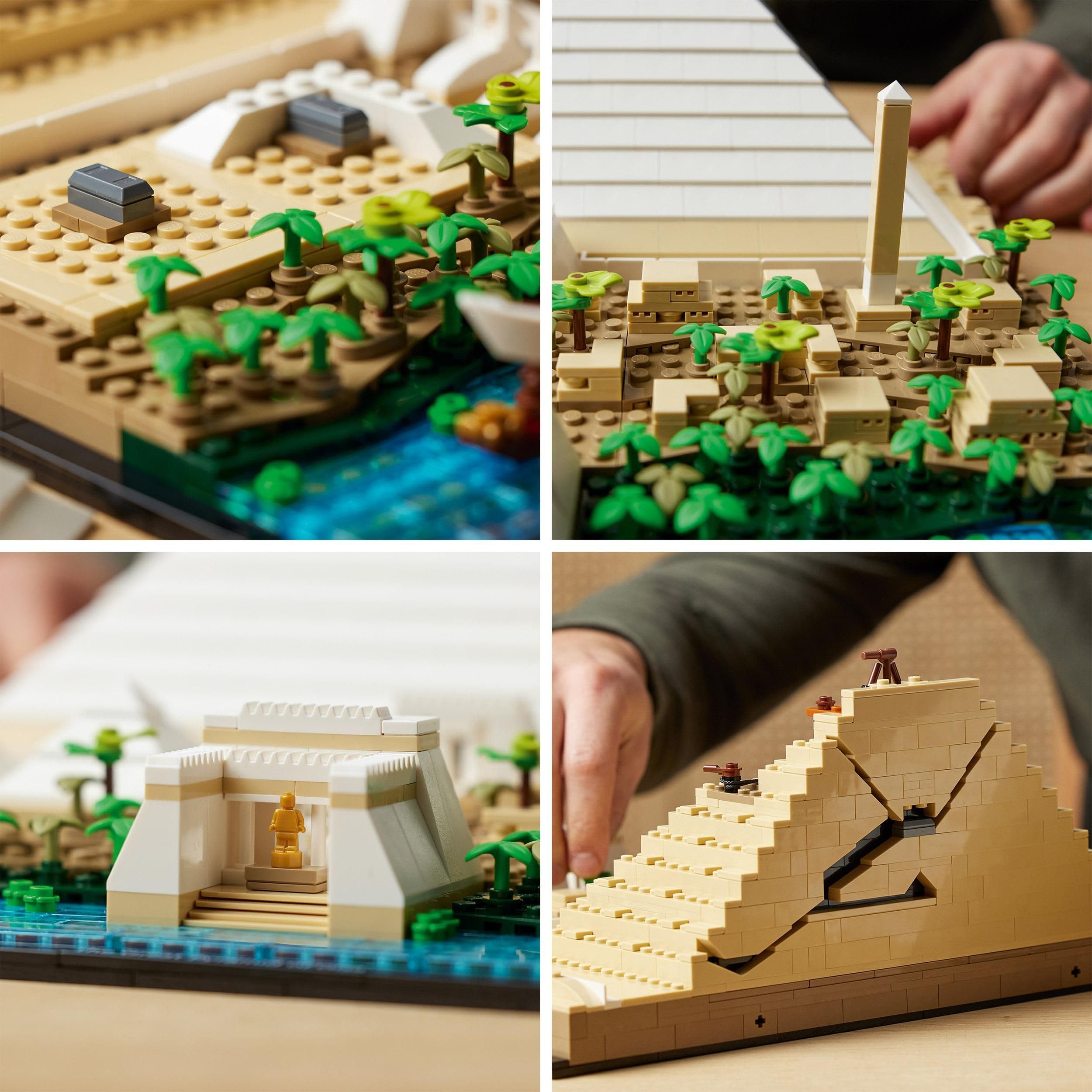 LEGO Architecture 21058 Great Pyramid of Giza Building Set | 1,476 Pieces | Ages 18+ 5