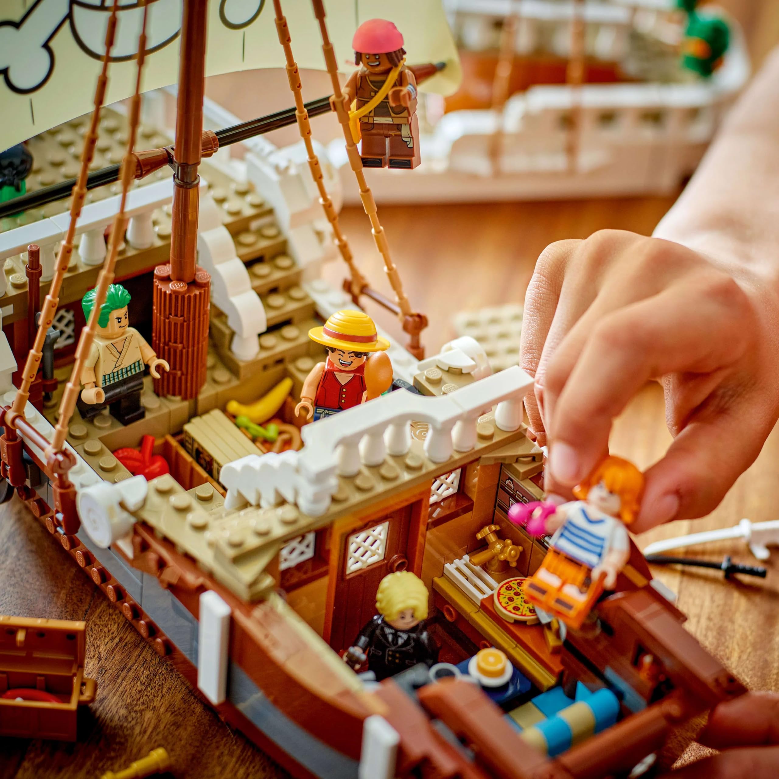 LEGO ONE PIECE Going Merry Pirate Ship - 1376-Piece Building Set for Ages 10+ 2