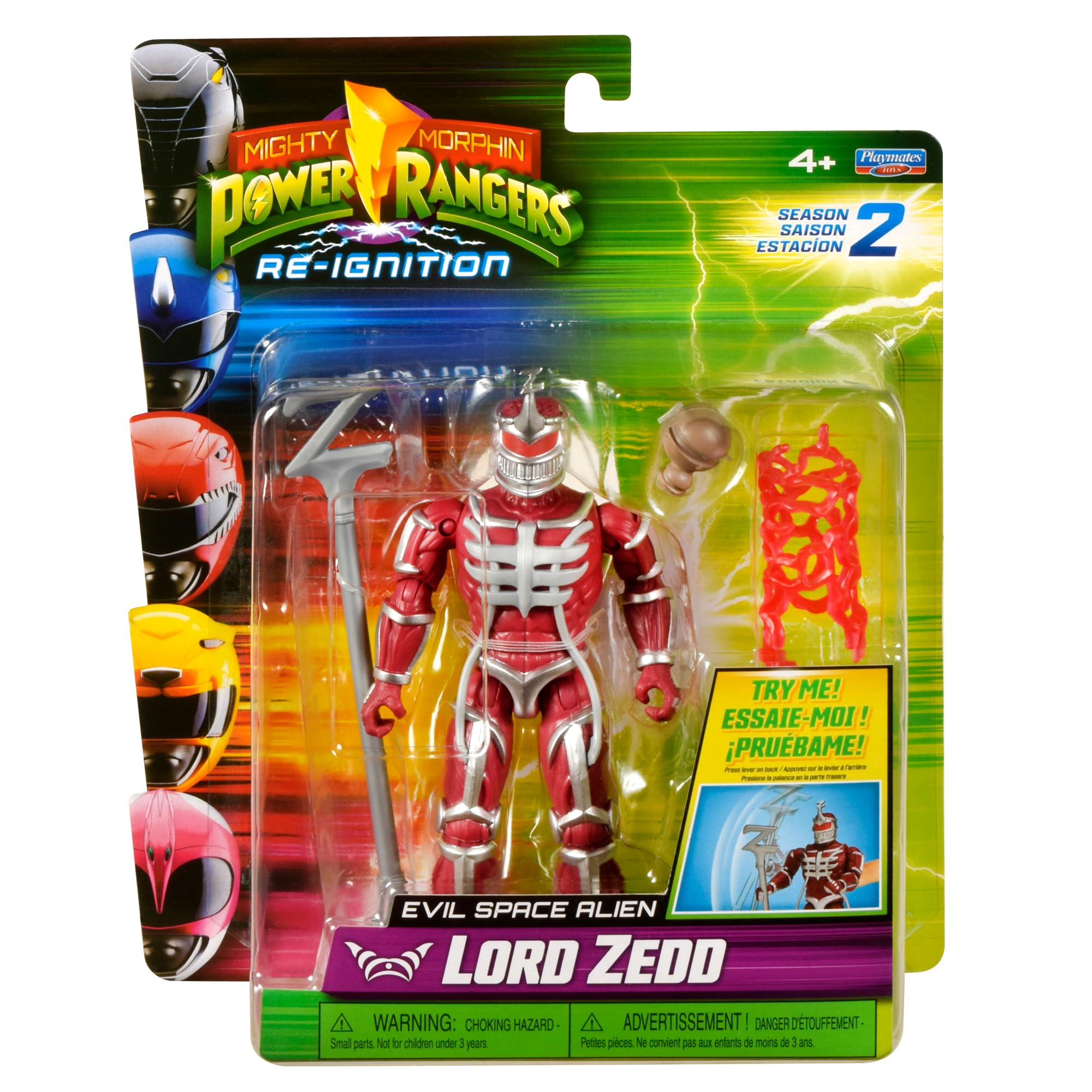 Power Rangers Lord Zedd Action Figure - Mighty Morphin Villain Toy | Ages 4+ | Plastic 3
