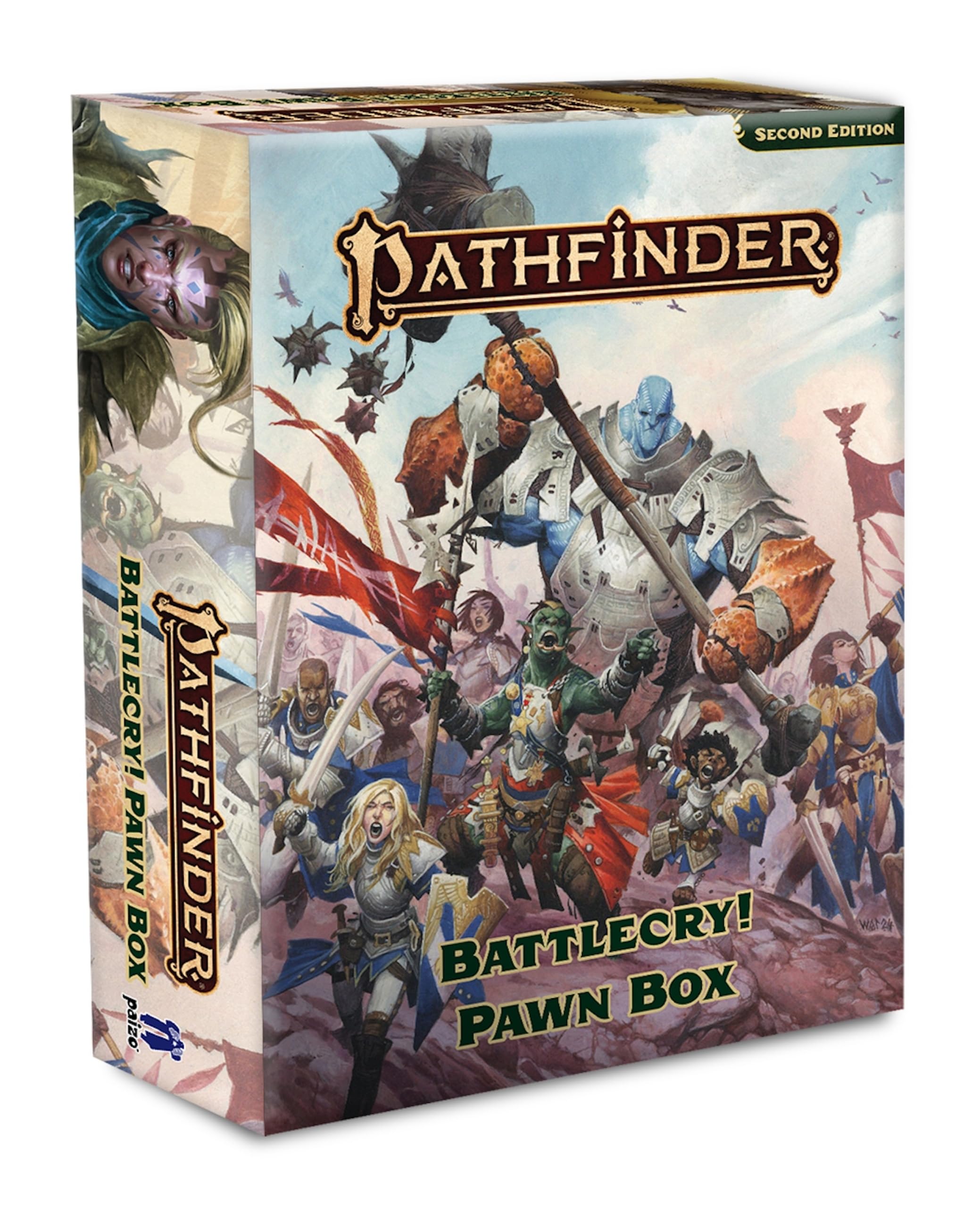 Paizo Pathfinder Battlecry! Pawn Box for Tabletop RPGs | Multicolor Cardboard Pieces 1
