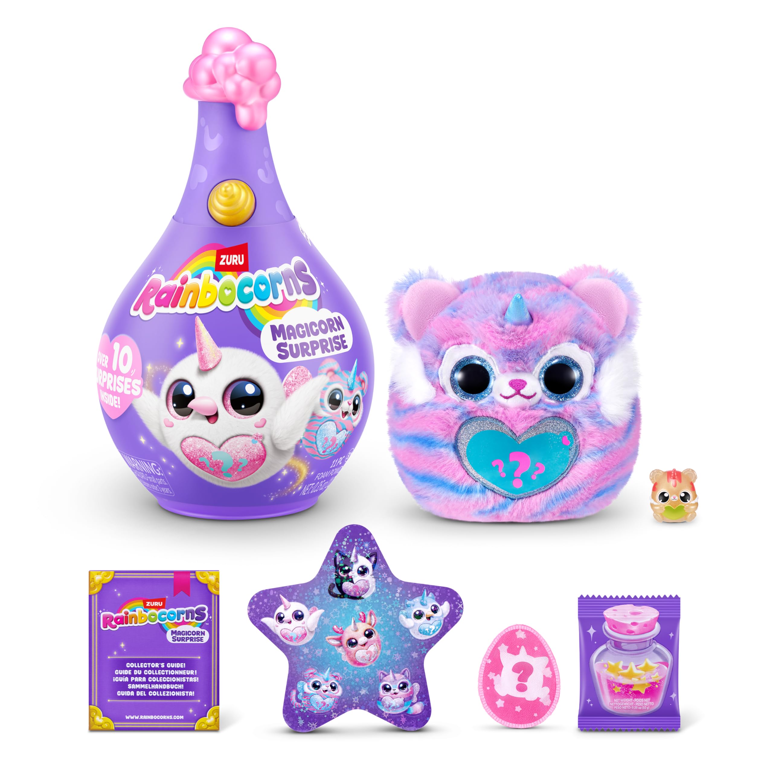 Rainbocorns Magicorn Series 1 Tiger - Magical Plush Surprise Toy | Ages 3+ 1