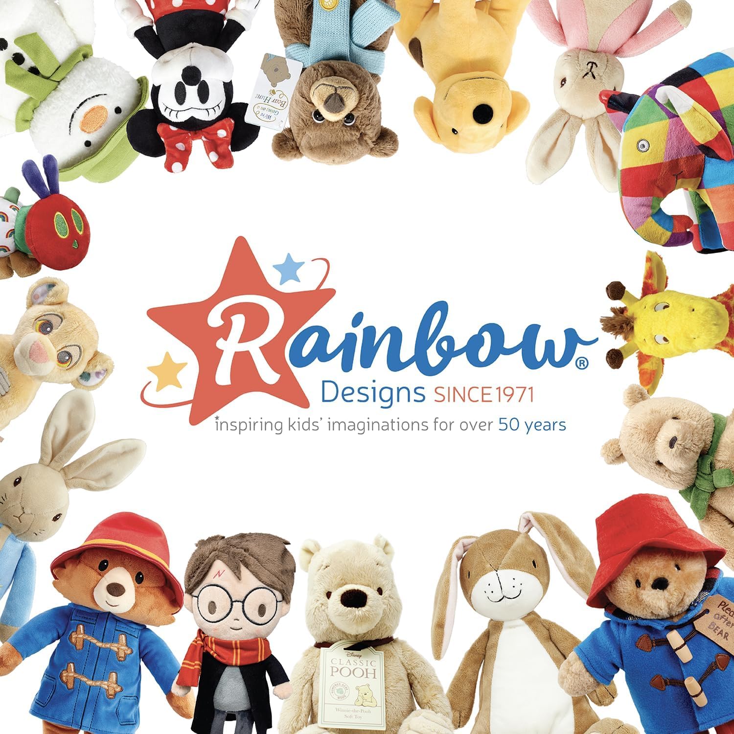 Rainbow Designs Large Paddington Bear with Scarf - 25 cm Plush Toy 11