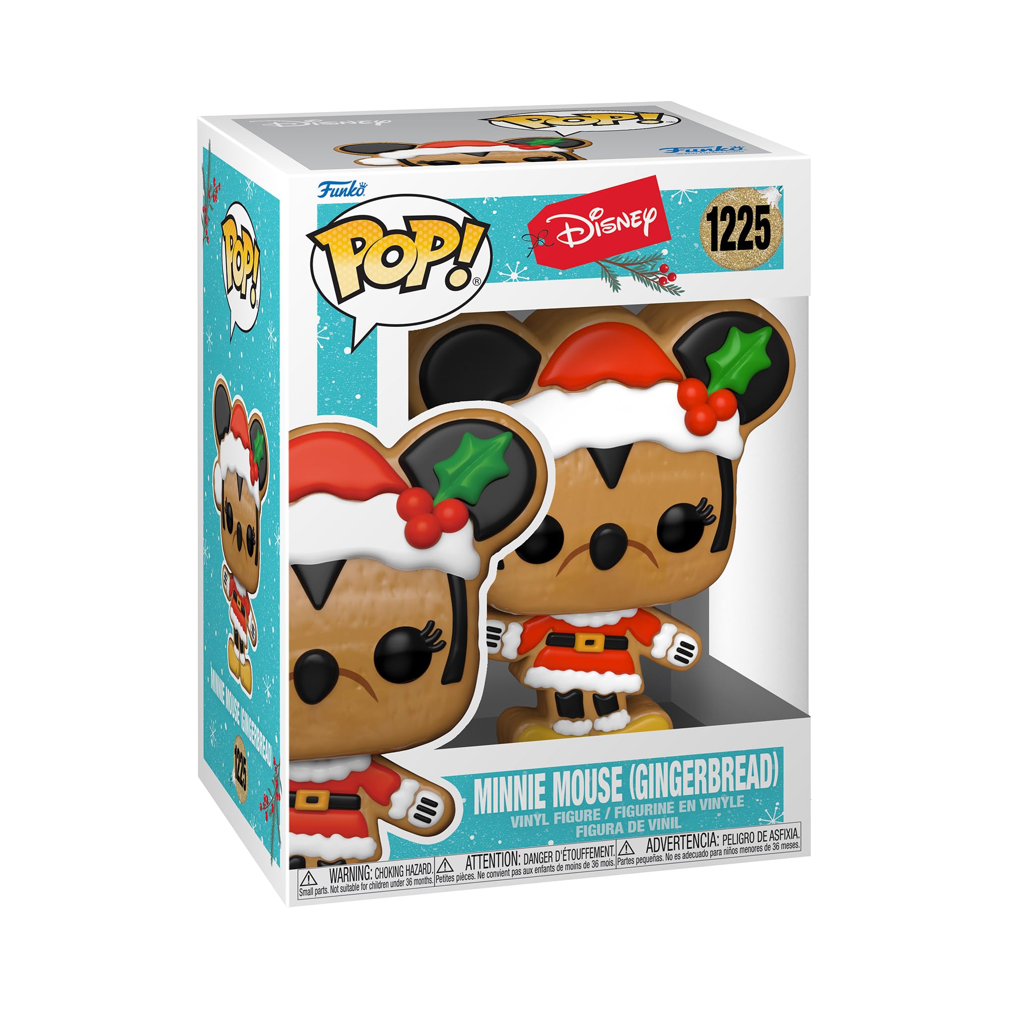 Funko Disney: Holiday Minnie Mouse Gingerbread Chibi Figure - 3.75 Inch Vinyl