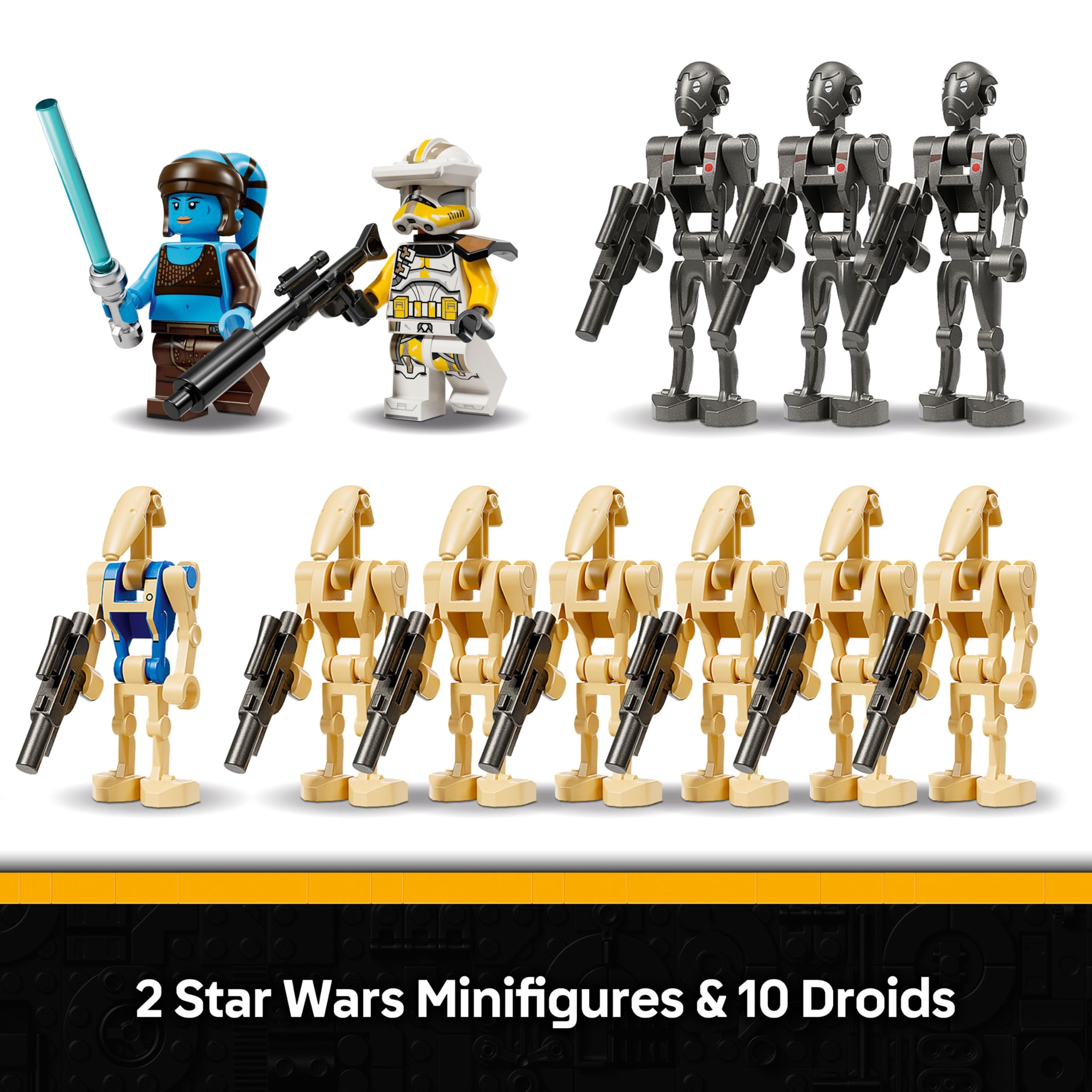 LEGO Star Wars 75435 Battle of Felucia Separatist MTT - Interactive Building Toy for Ages 9+ 13