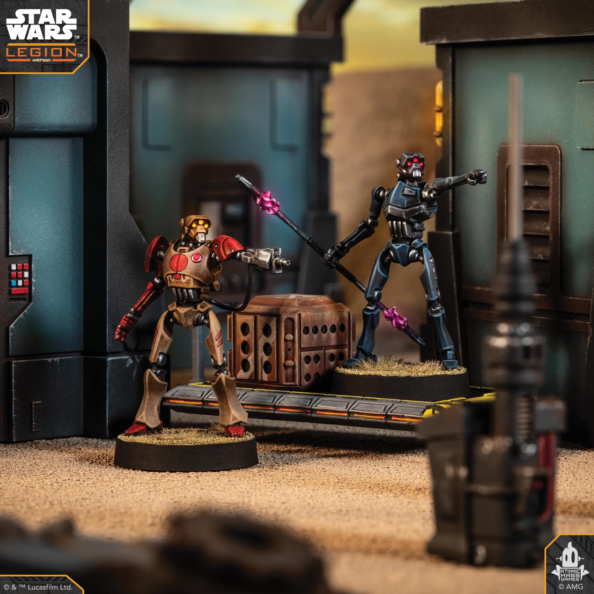 Asmodee Star Wars: Legion - Separatist Alliance Commanders and Operatives Expansion | 2 Miniatures | 14+ 4