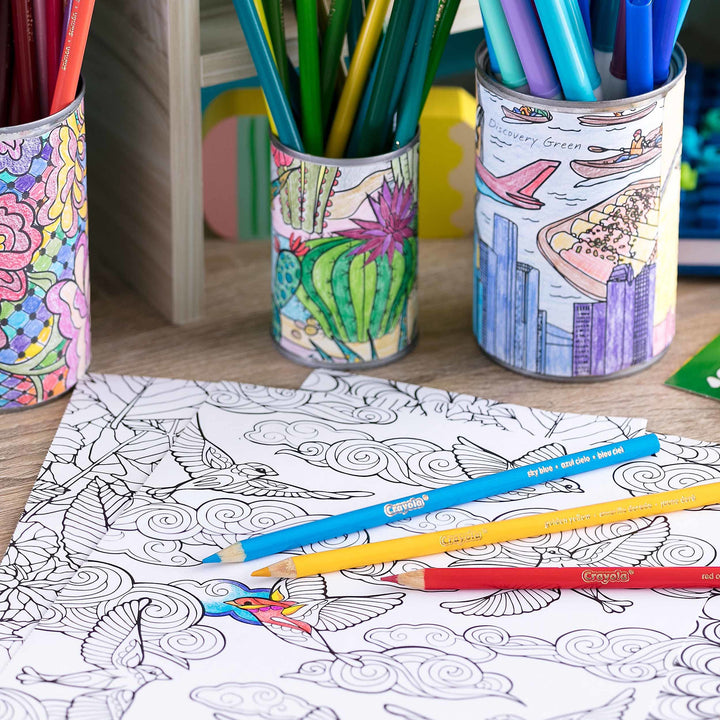 Crayola 3.3612 - 12 Coloured Pencils in Stackable Window Box