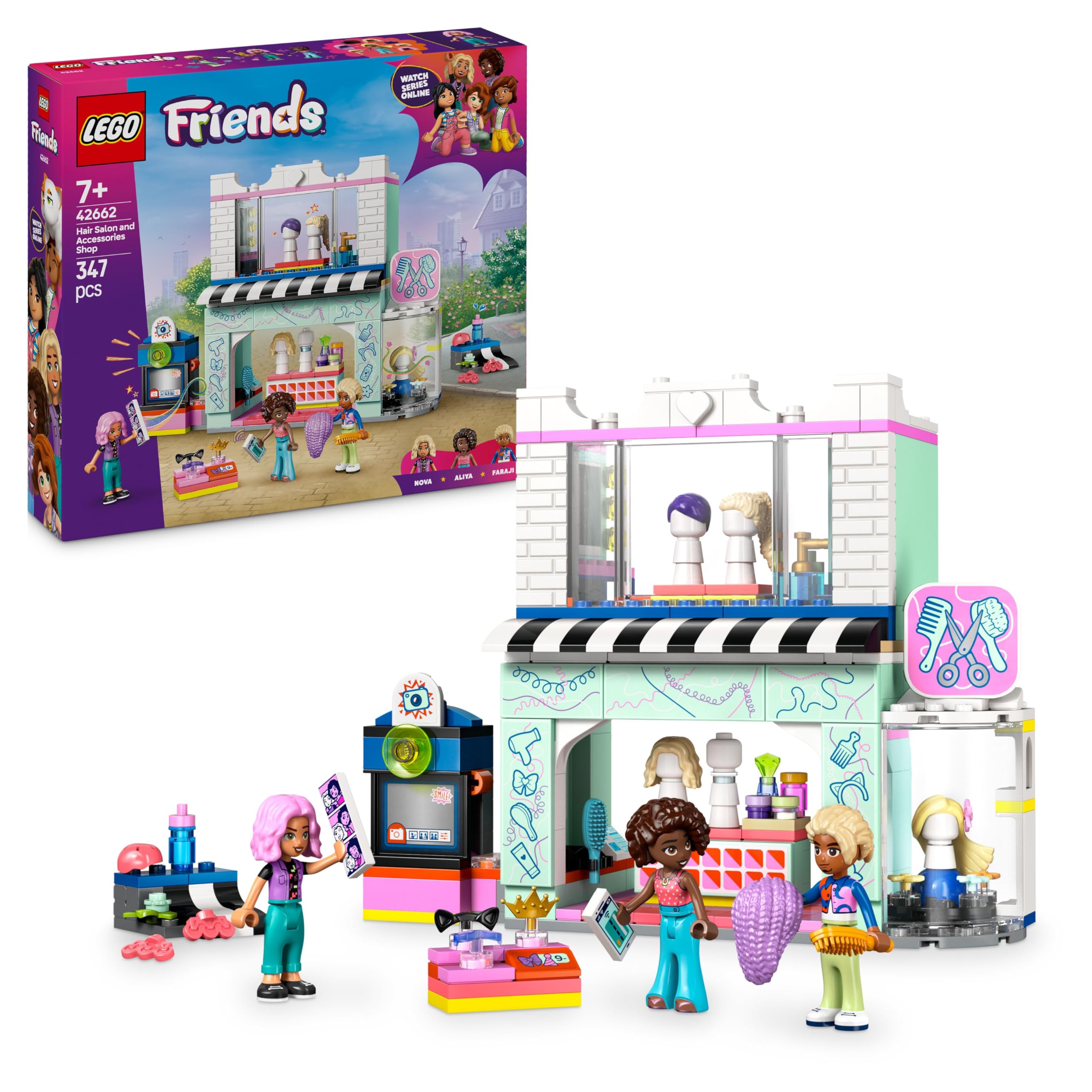 LEGO Friends Hair Salon and Accessories Shop Toy - Role-Play Set for Ages 7+ 1