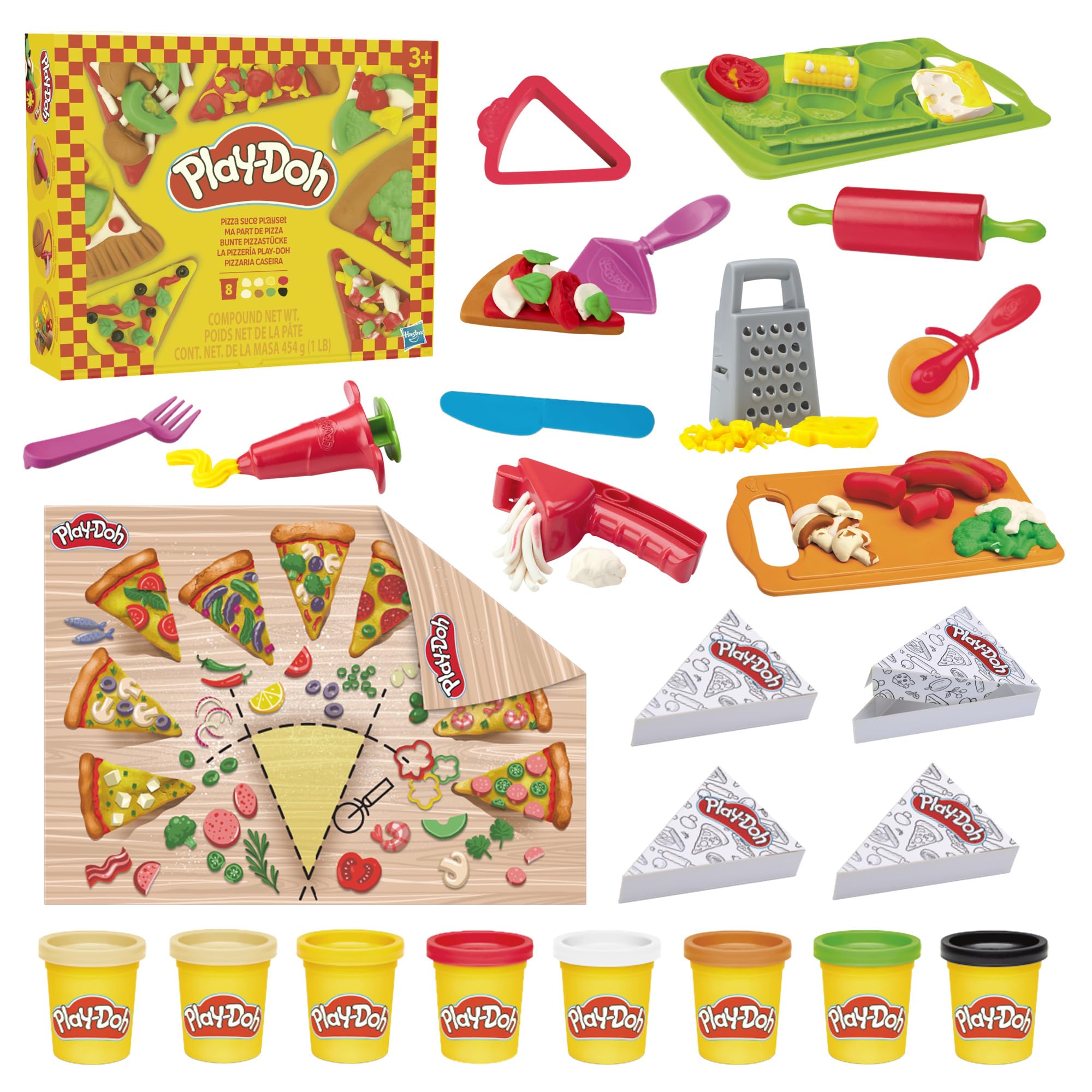 Play-Doh Pizza Slice Playset - Ages 3+ | Unisex Children