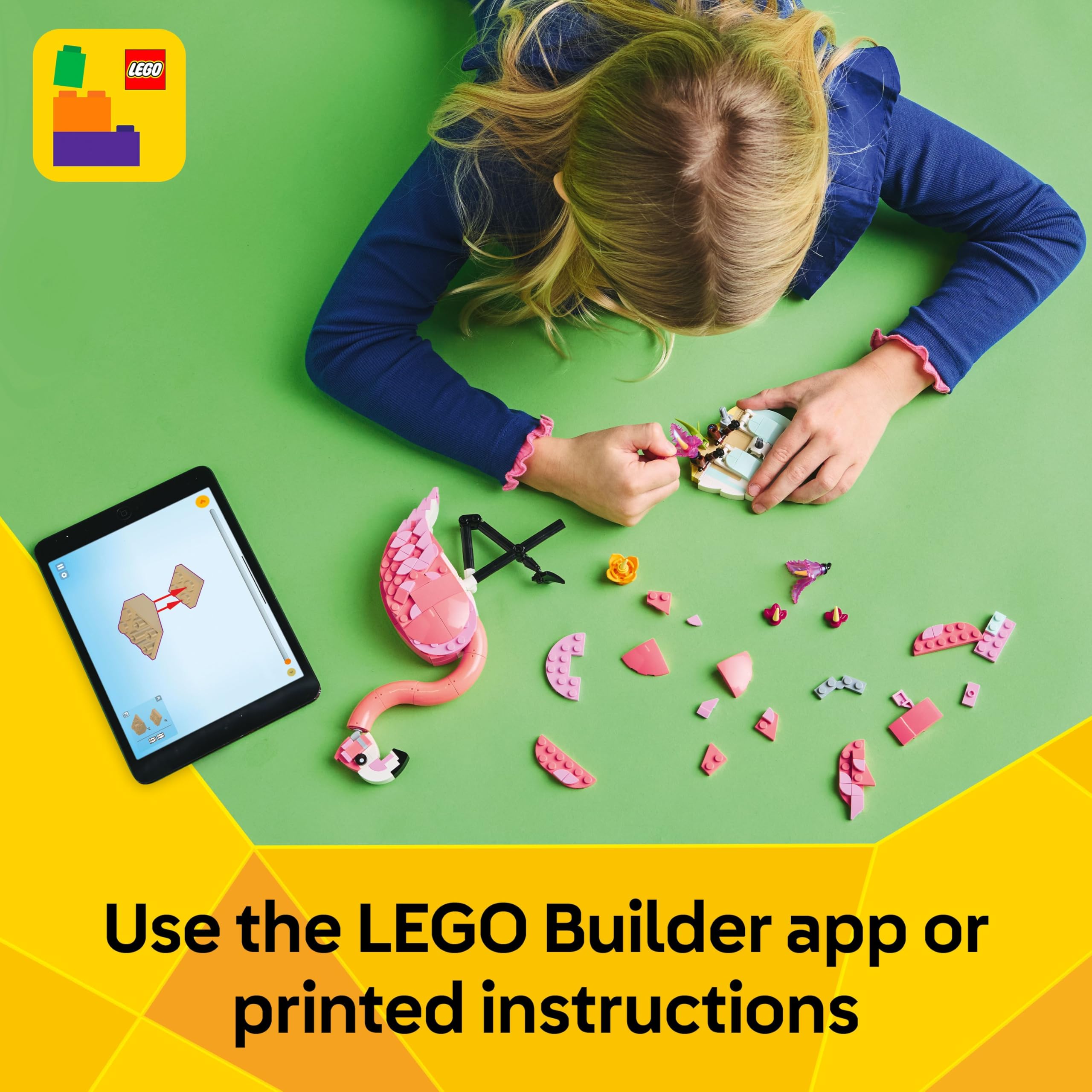LEGO Creator 3in1 Wild Animals: Pink Flamingo Building Set - 3 Animal Models for Ages 8+ 6