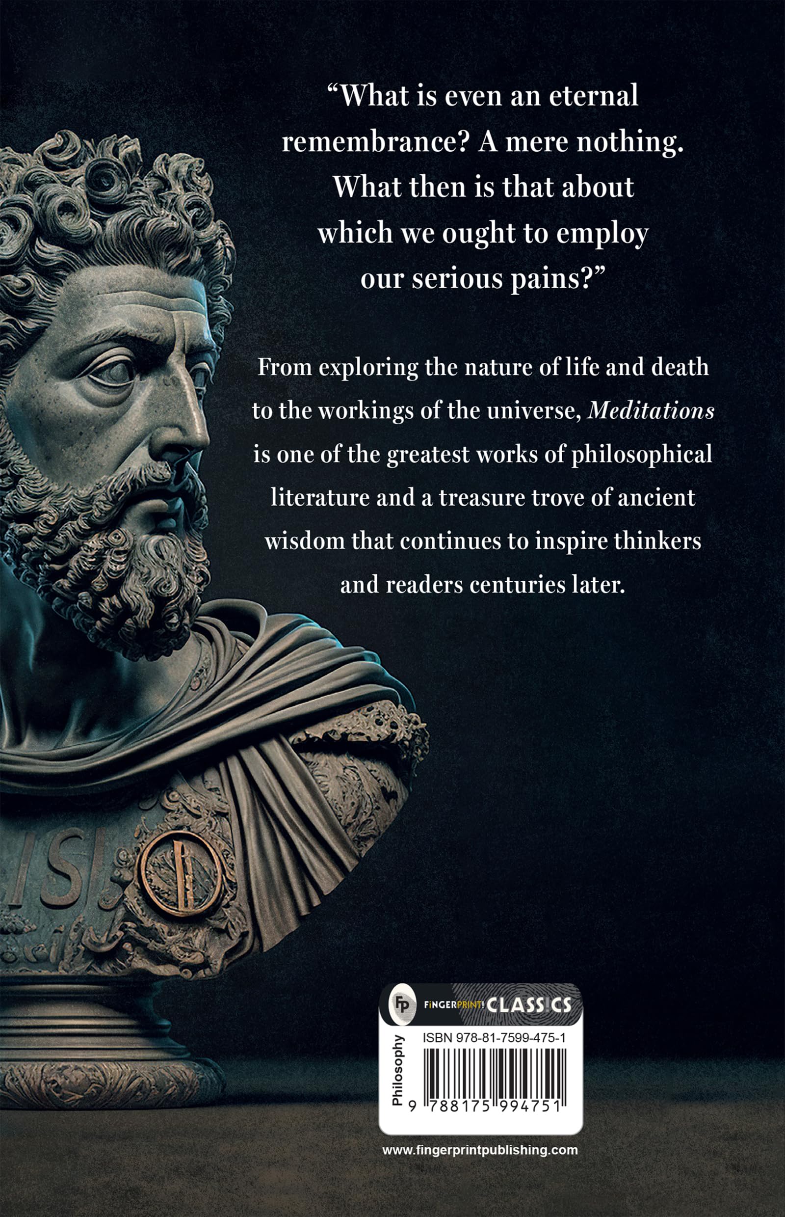 FINGERPRINT with FP logo Meditations by Marcus Aurelius | Paperback Reprint | English 2