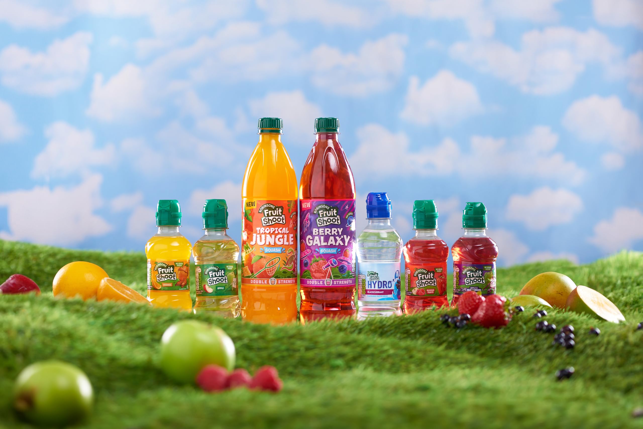 FRUIT SHOOT Orange Fruit Juice - Low Calorie, No Added Sugar | 8 x 200ml Bottles 8