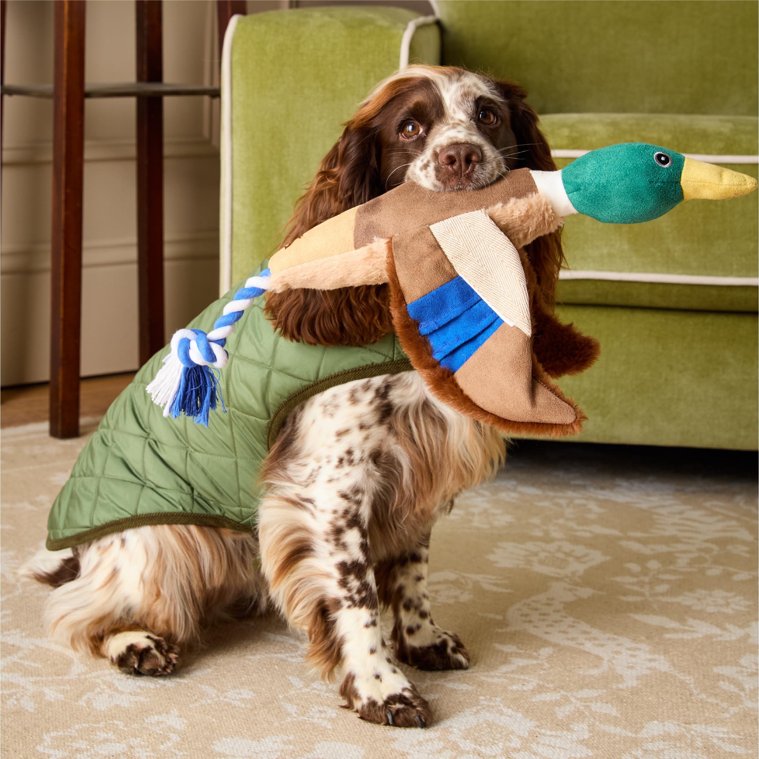 Rosewood x Joules Duck Dog Toy - Soft Plush with Squeaker | Medium to Large Dogs