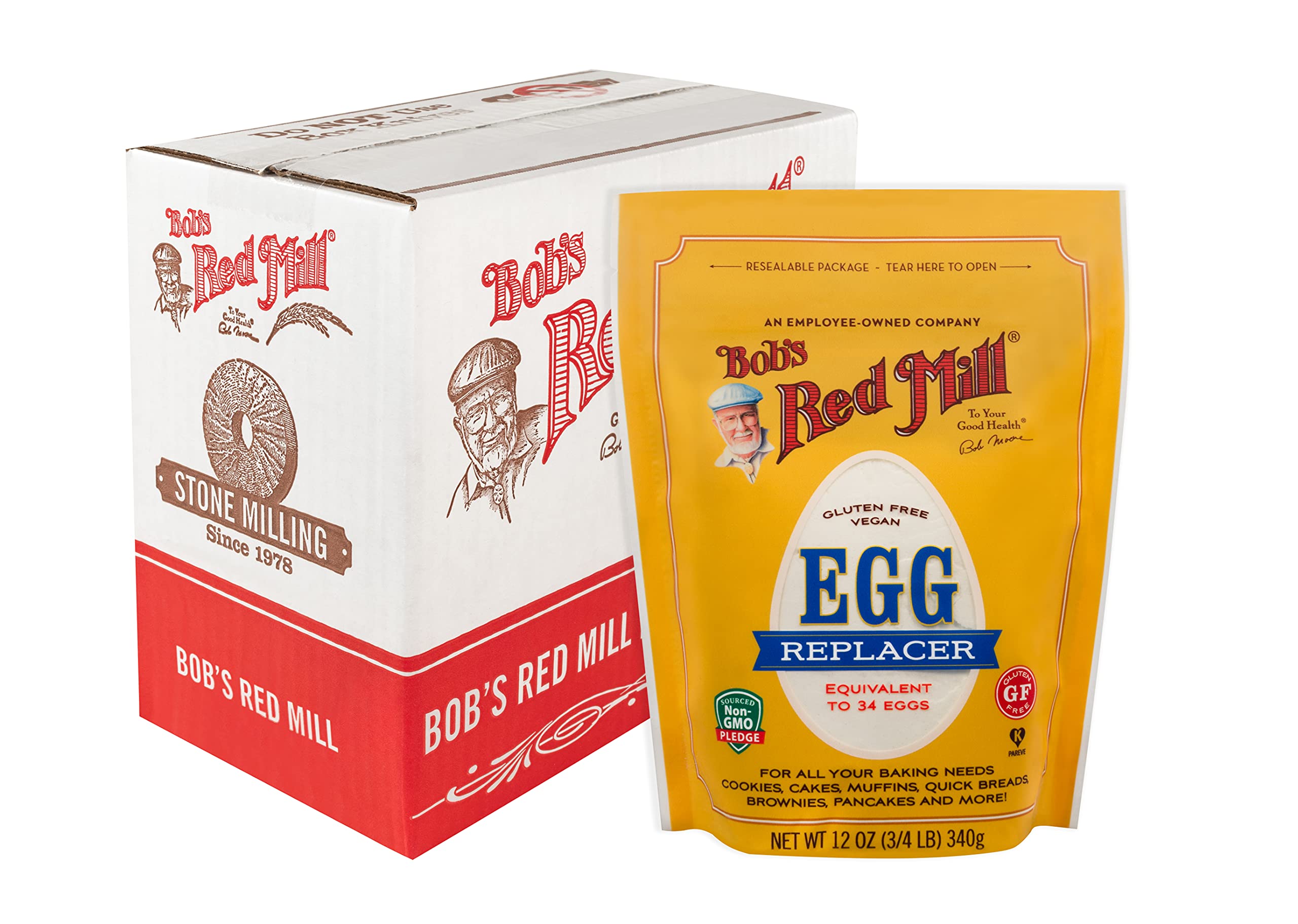 Bob's Red Mill Gluten Free Vegan Egg Replacer, Non-GMO, 340 g