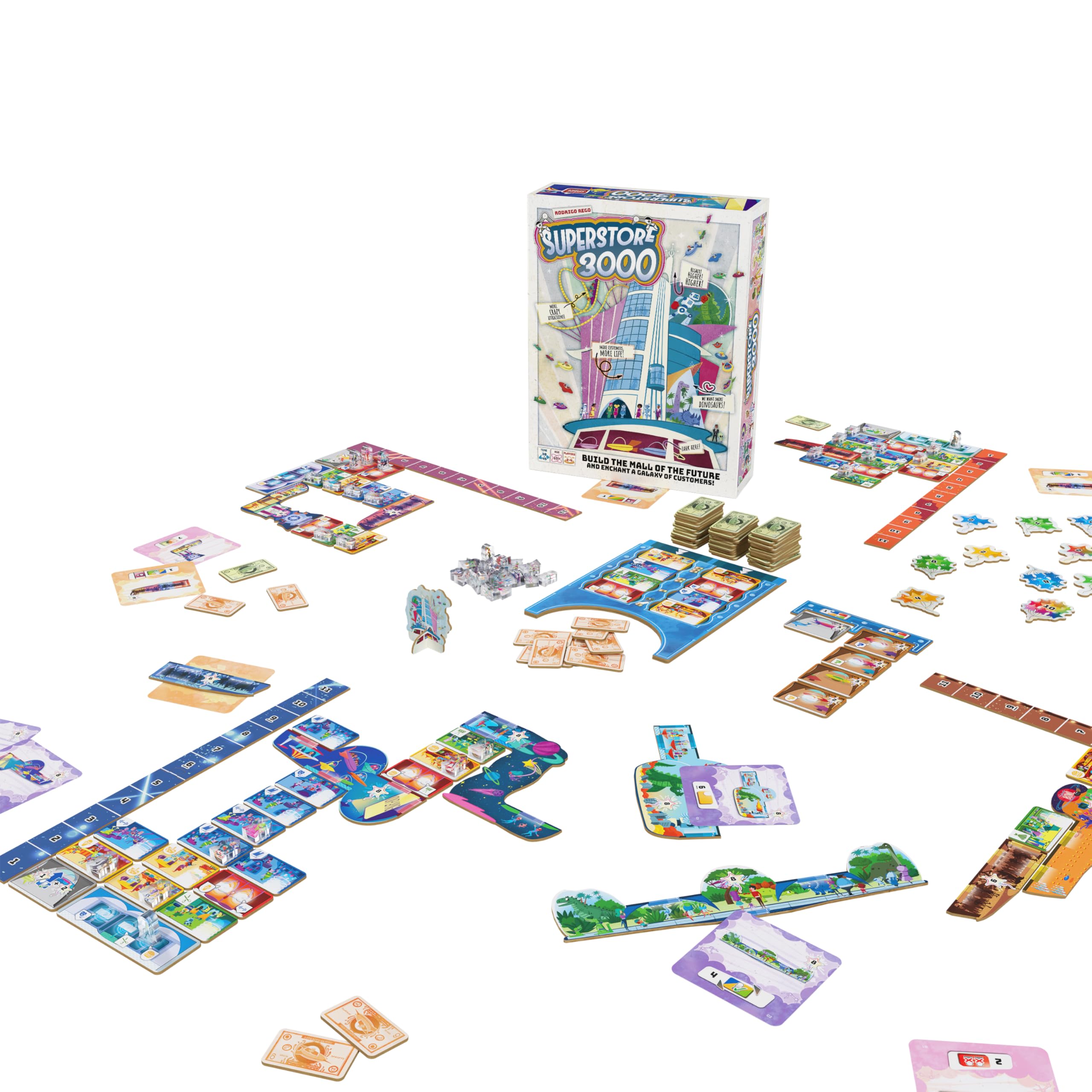 Space Cowboys Superstore 3000 Board Game | Ages 10+ | 2-4 Players | 30-45 Min