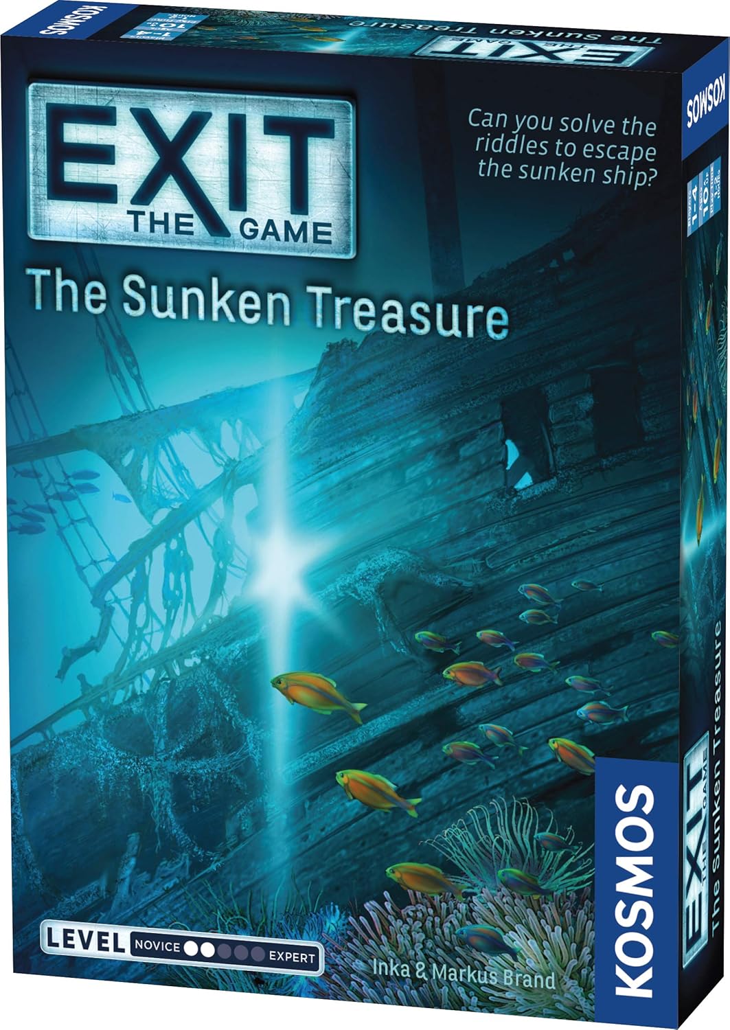 Thames & Kosmos EXIT: The Sunken Treasure – Beginner Level Escape Room Board Game for 1-4 Players 1
