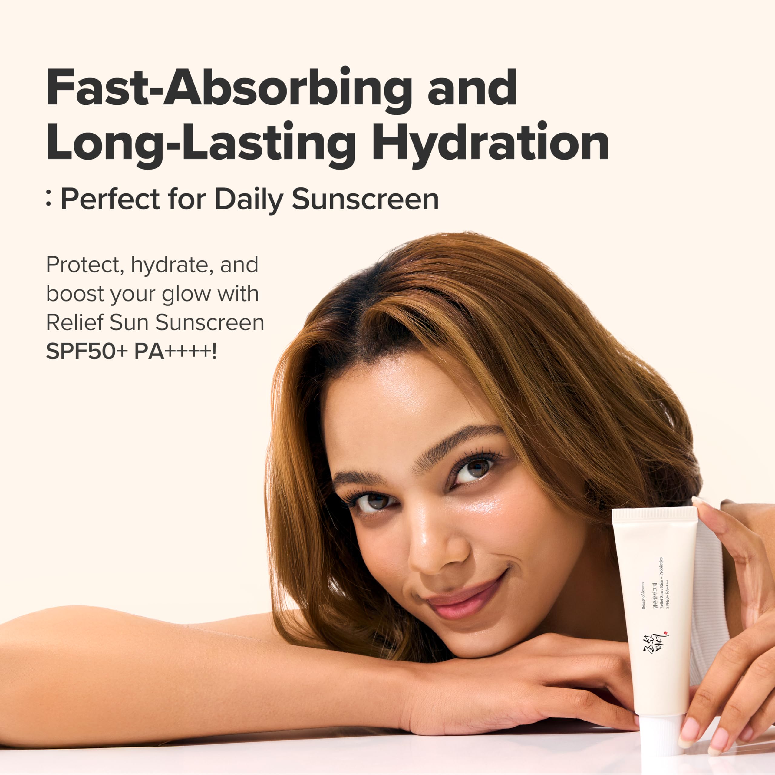 Beauty of Joseon Relief Sun Face Sunscreen - SPF 50, Hydrating, No White Cast, 50ml 3