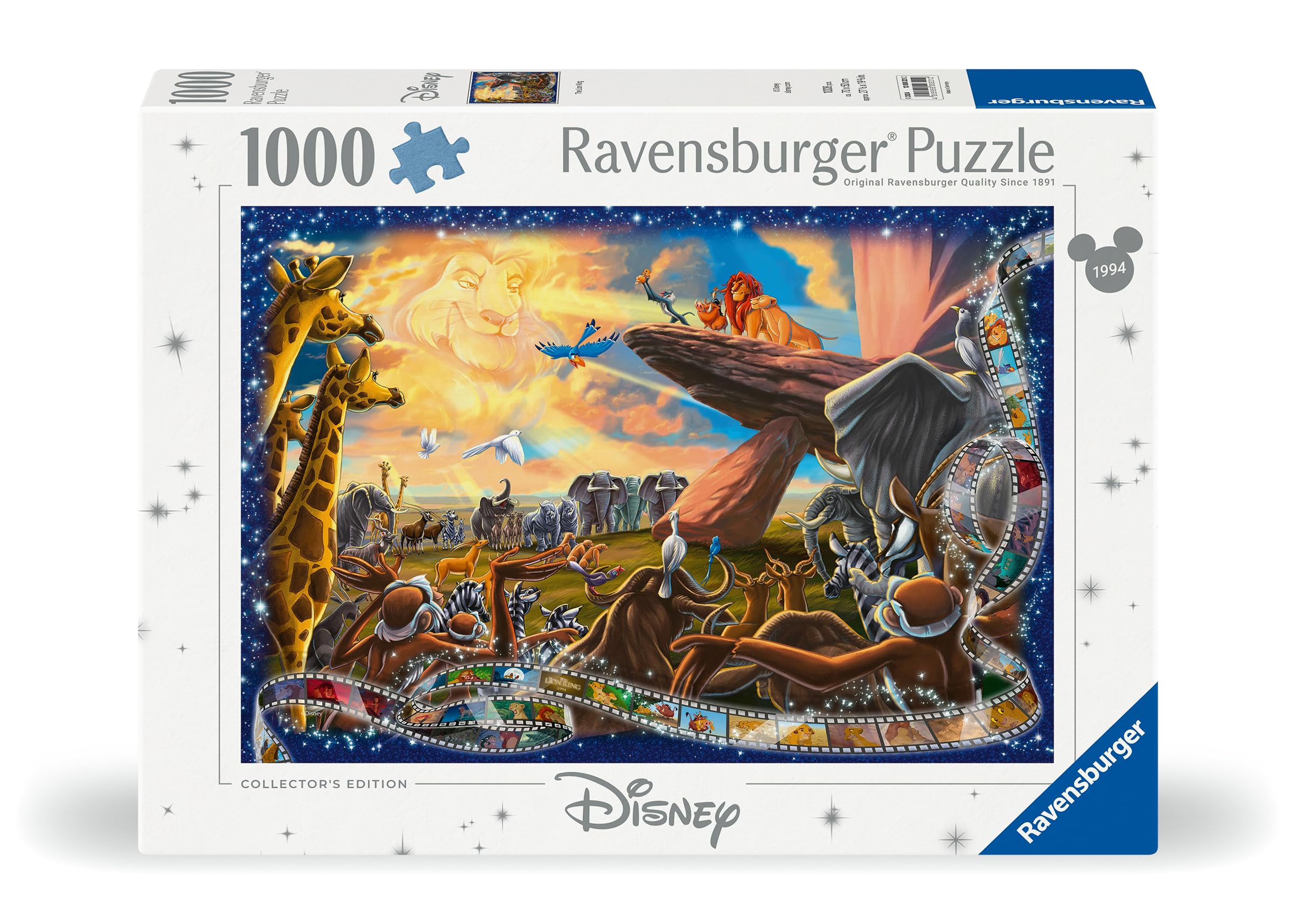 Ravensburger The Lion King Collector's Edition 1000 Piece Puzzle - Disney Jigsaw for Adults & Teens 7