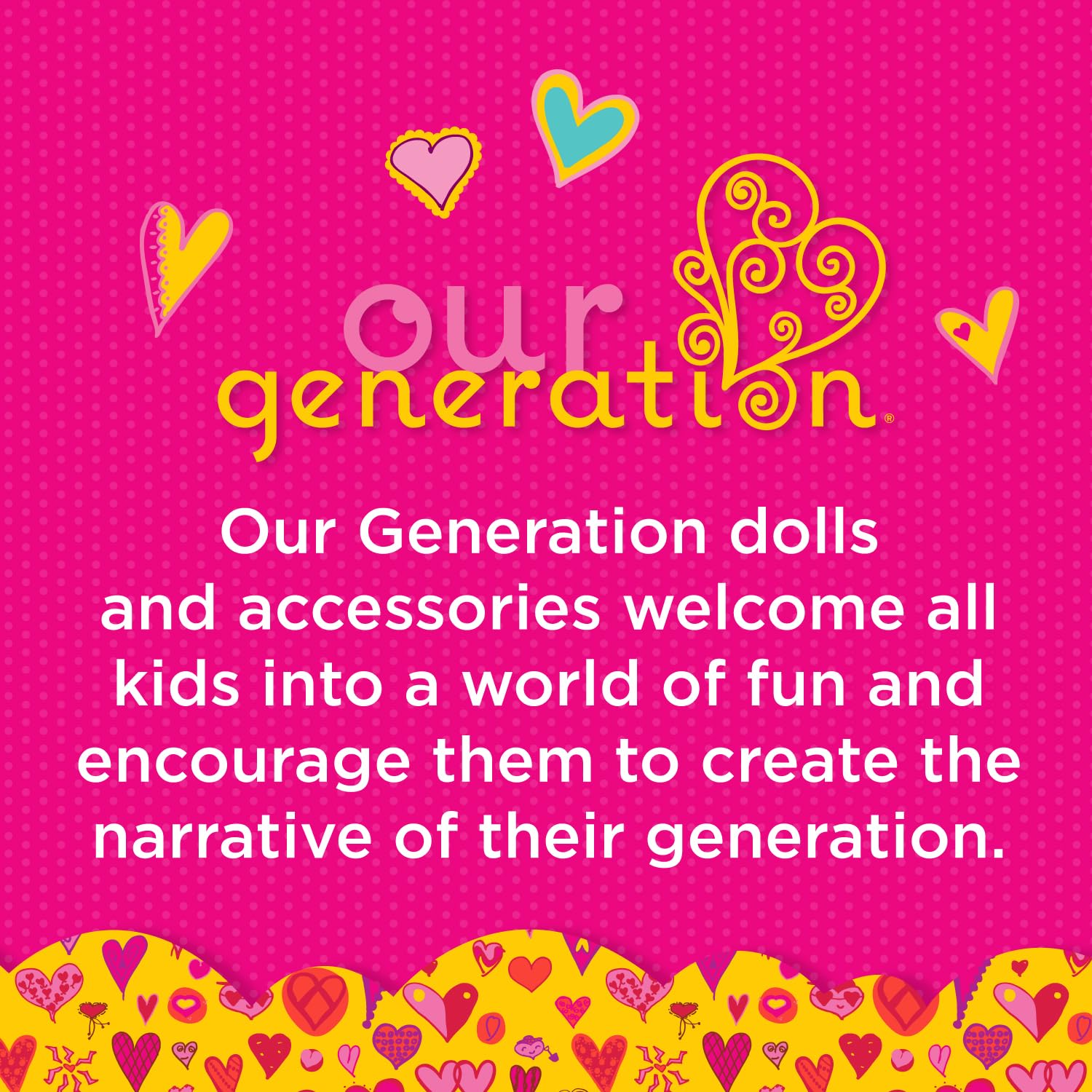 Our Generation 18-inch Doll Country Charm Outfit - Floral Top, Pink Sweater, Blue Skirt 5