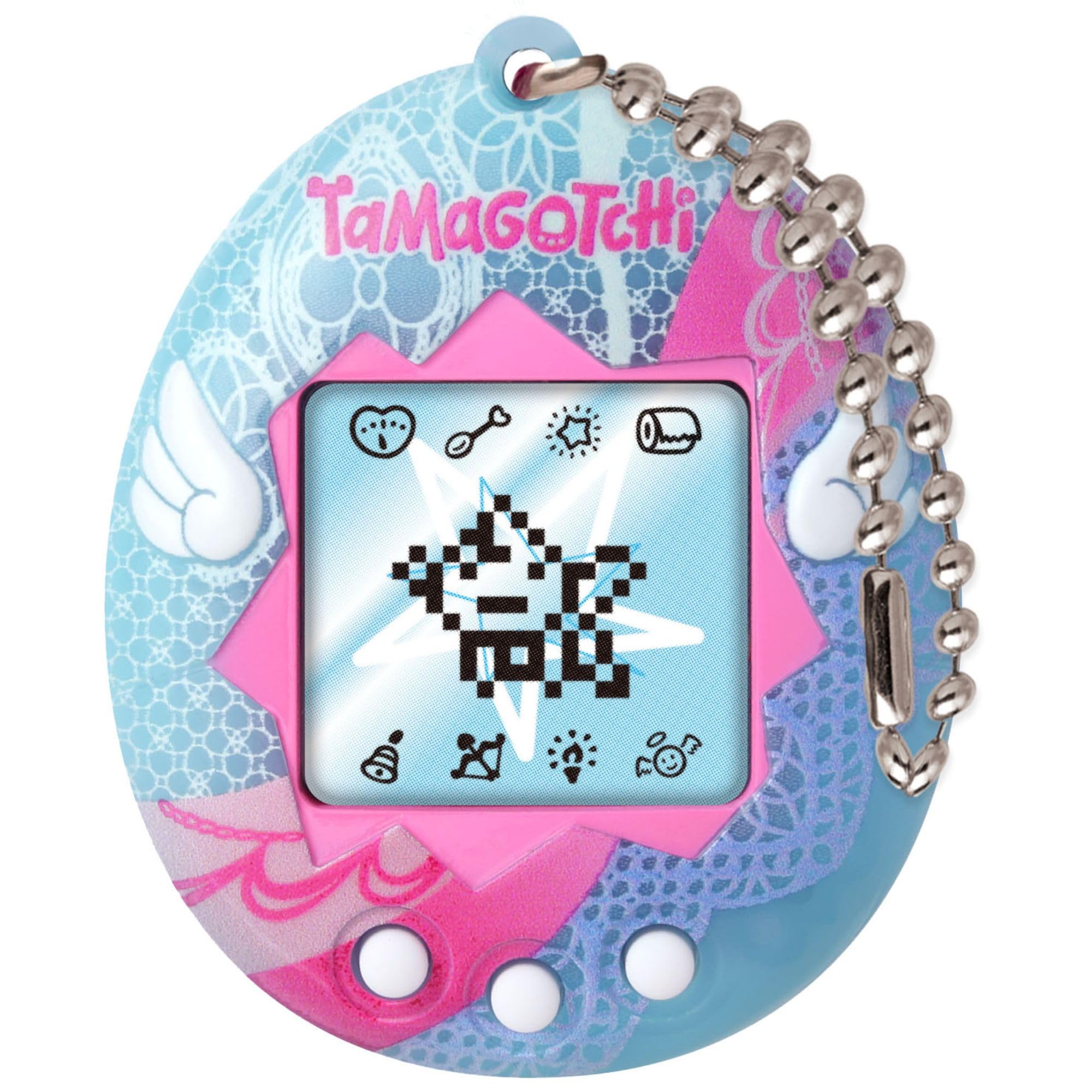 Tamagotchi Original Angel Lace Digital Pet - Electronic Virtual Pet Toy for Kids 8+