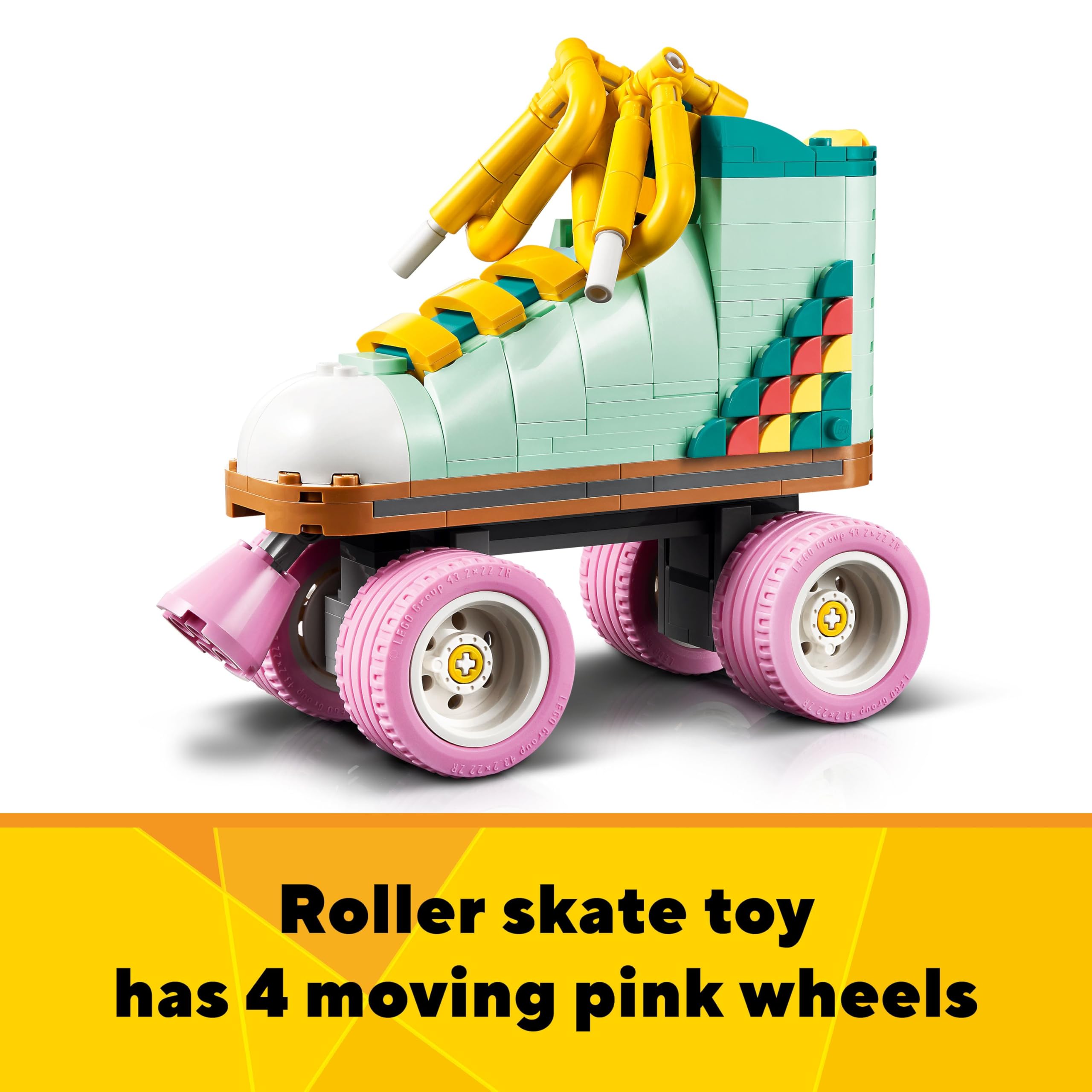 LEGO Creator 3in1 Retro Roller Skate 31148 Building Set | Ages 8+ | 3 Models in 1 4