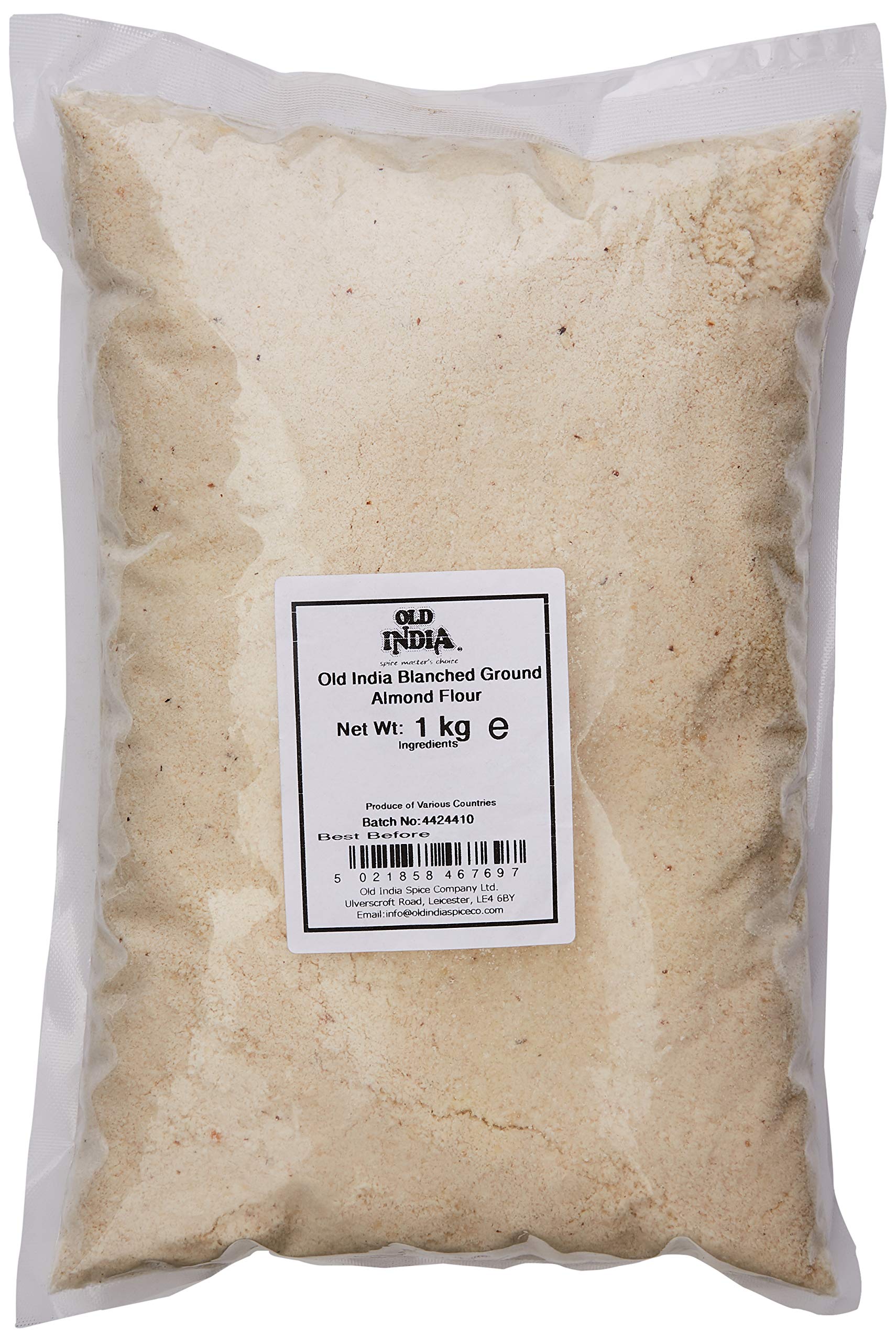 Old India Blanched Ground Almond Flour - Gluten Free Baking | 21% Protein | 1kg