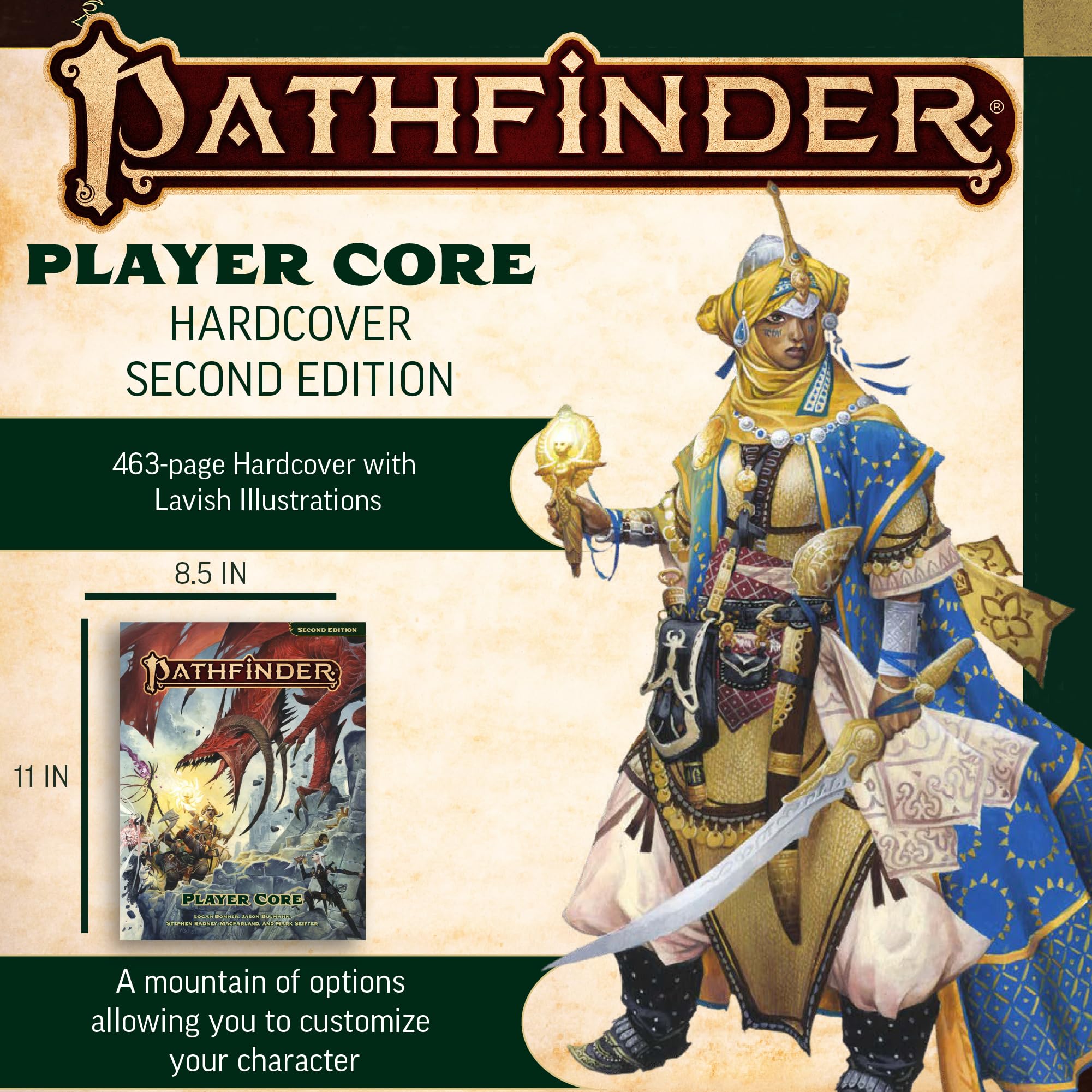 Paizo Pathfinder Player Core (P2) Rulebook | Second Edition | English 2