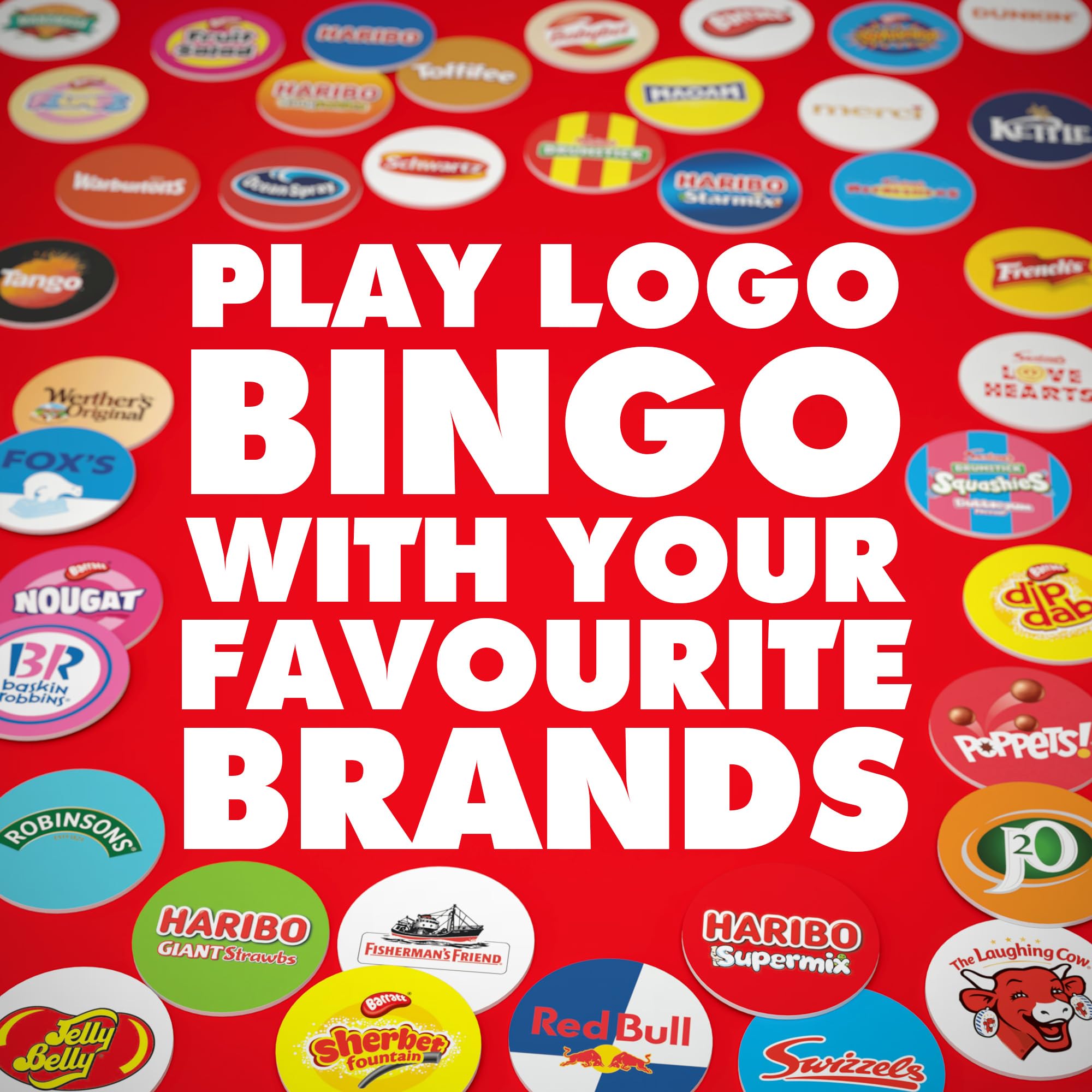 Drumond Park Logo Bingo Game - Family Board Game with Brand Tokens 2