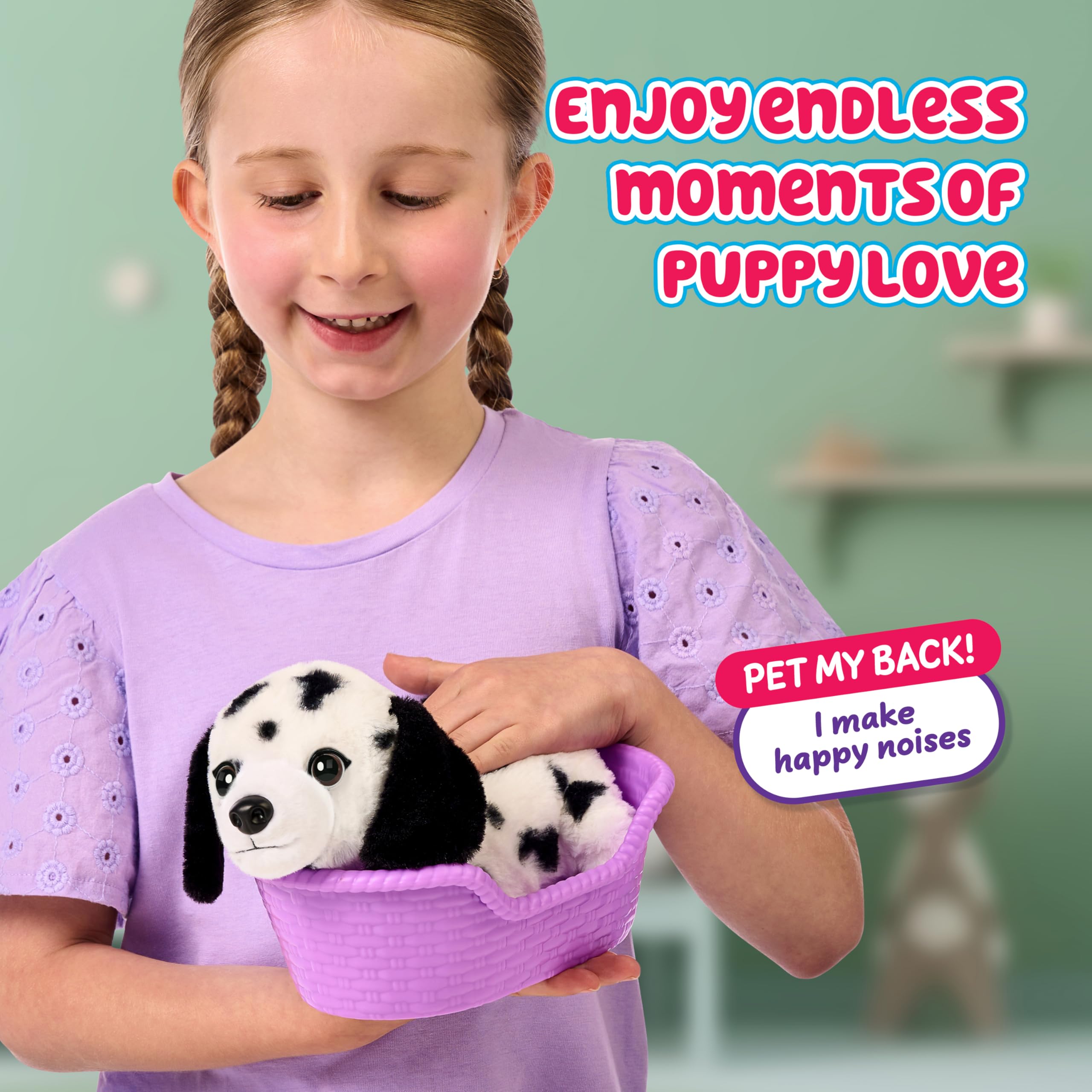 Little Live Pets My Really Real Puppy Minis - Pepper the Dalmatian Interactive Plush Toy | 11cm 5