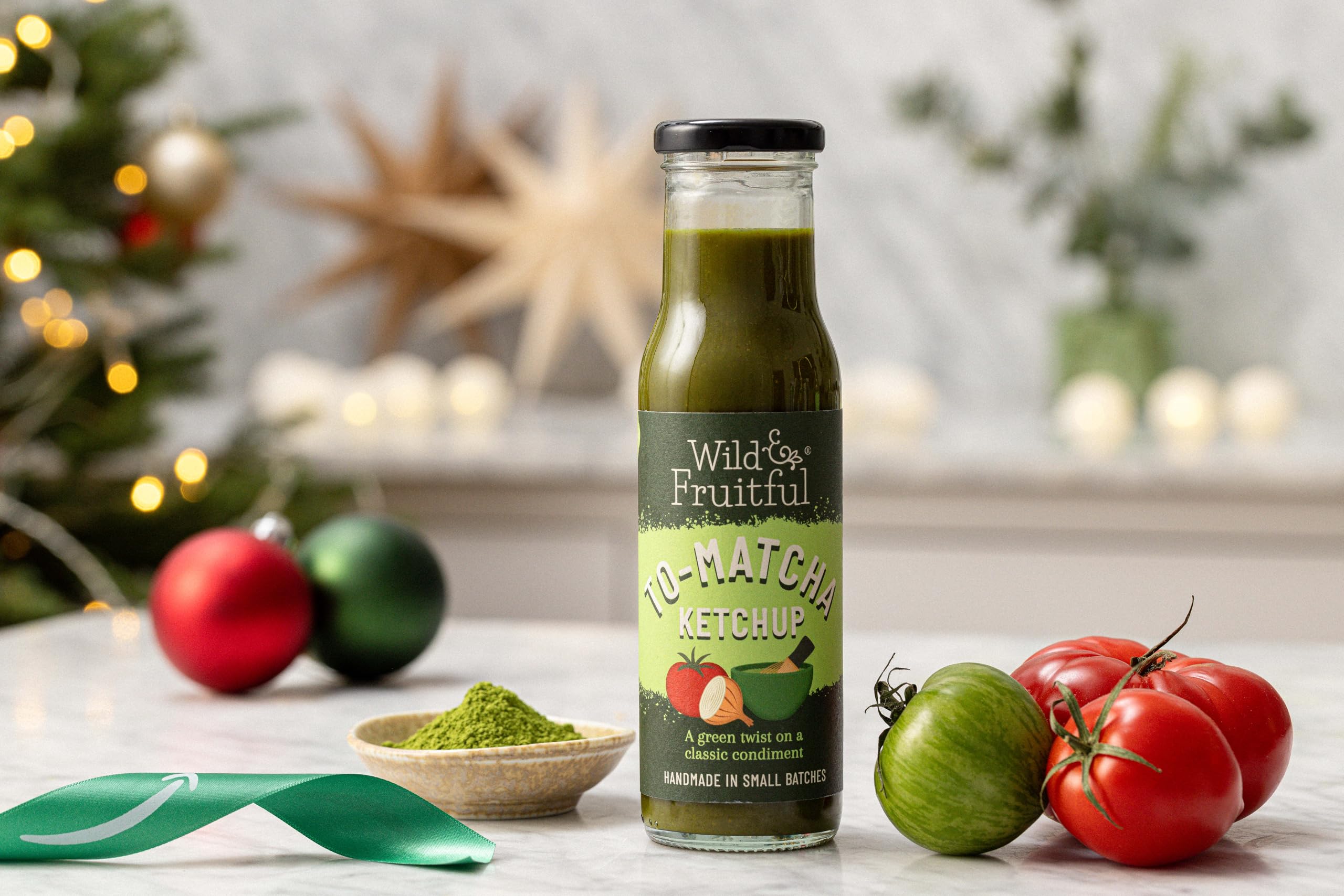 Wild & Fruitful To-Matcha Ketchup - Umami Fusion Condiment | 270g Bottle 5