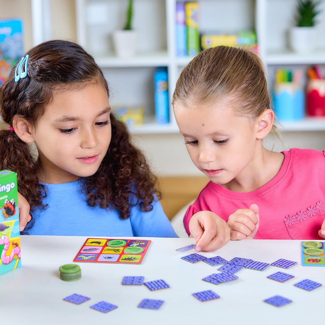 Orchard Toys Little Bug Bingo Mini Game for Kids - Travel Size Matching Game