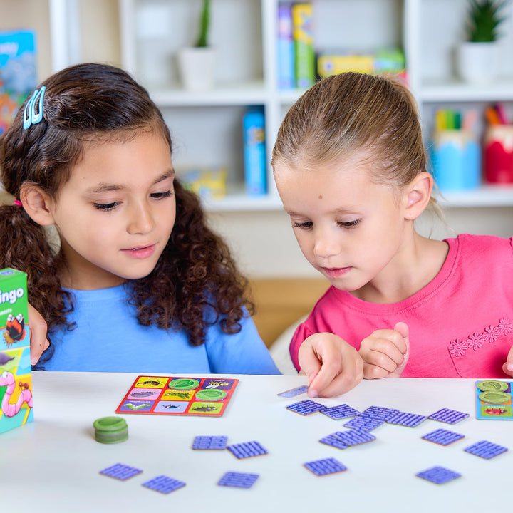 Orchard Toys Little Bug Bingo Mini Game for Kids - Travel Size Matching Game