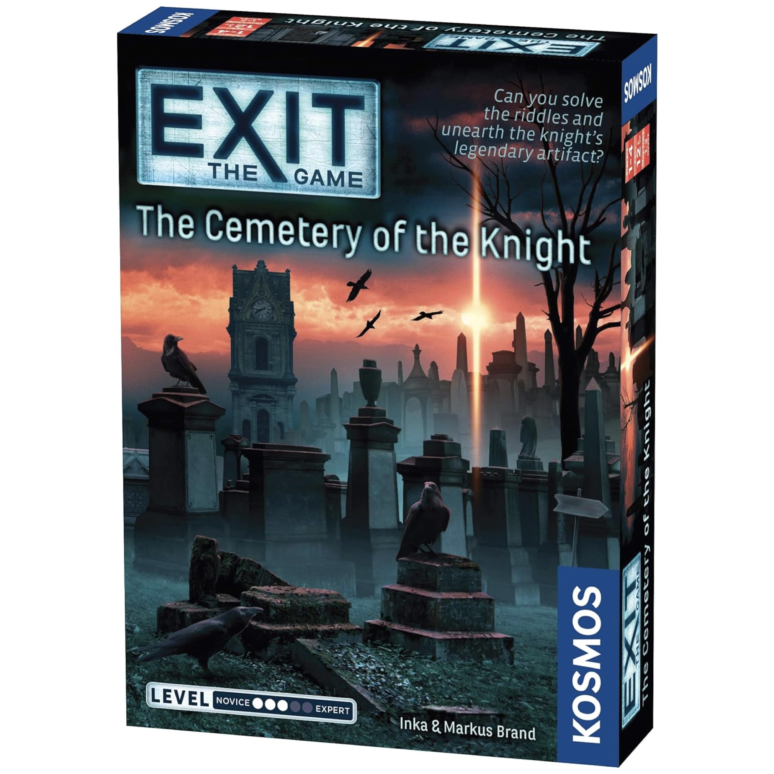 Thames & Kosmos EXIT: The Cemetery Of The Knight Escape Room Game | 1-4 Players | Ages 12+ | 120 Minutes