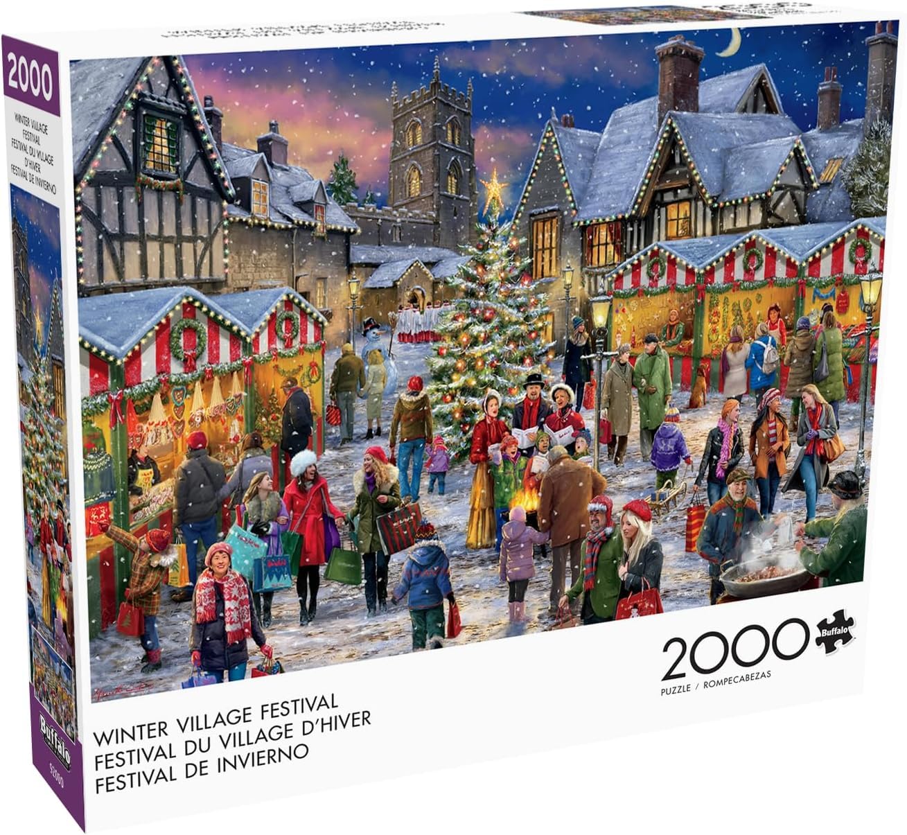 Buffalo Games - Winter Village Festival - 2000 Piece Jigsaw Puzzle