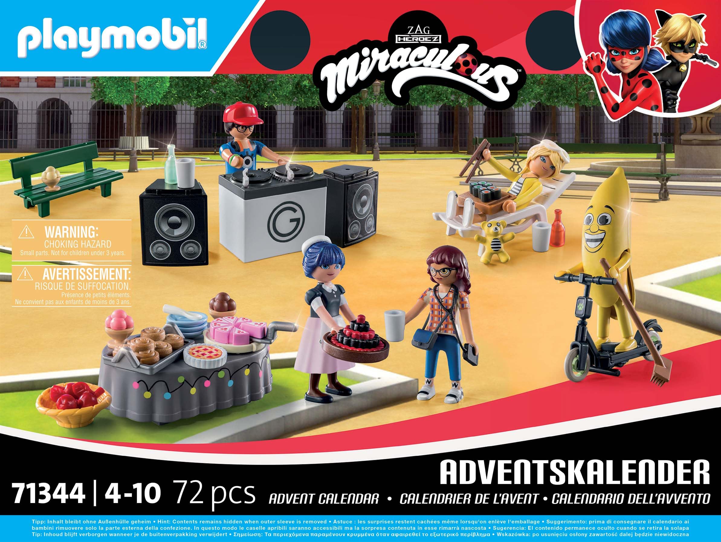Playmobil 71344 Advent Calendar: Miraculous - Picnic in Paris - 72-Piece Playset for Ages 4+ 3