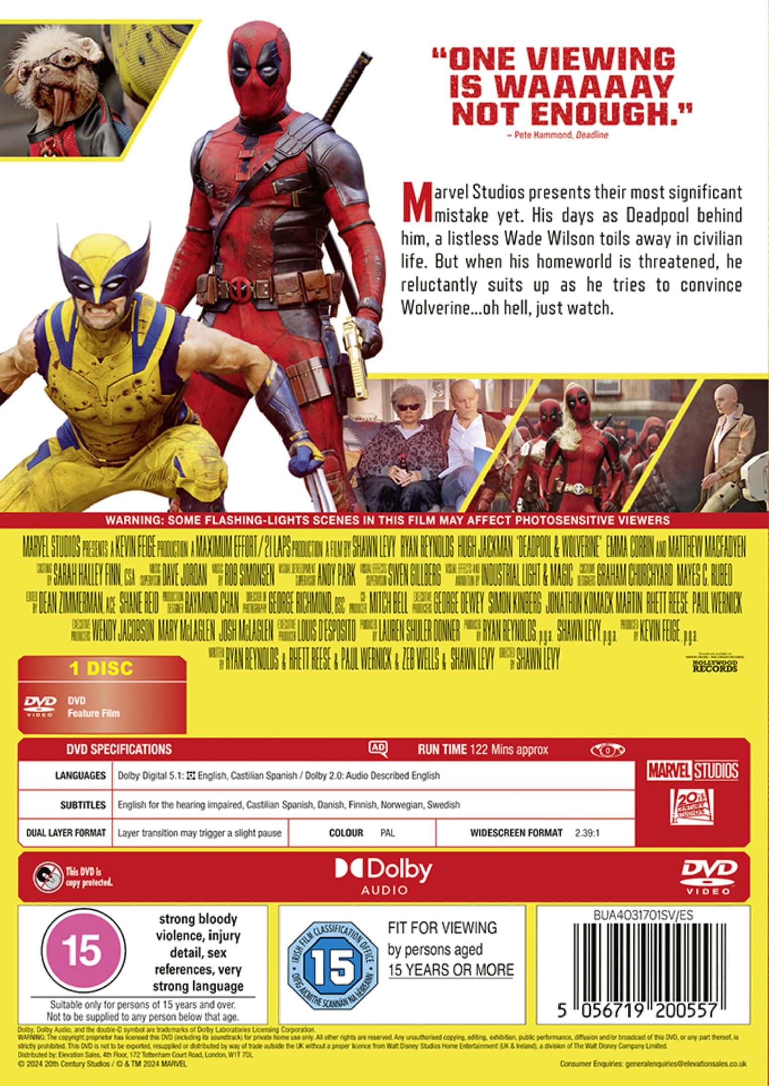 Marvel's Deadpool & Wolverine [DVD] 3