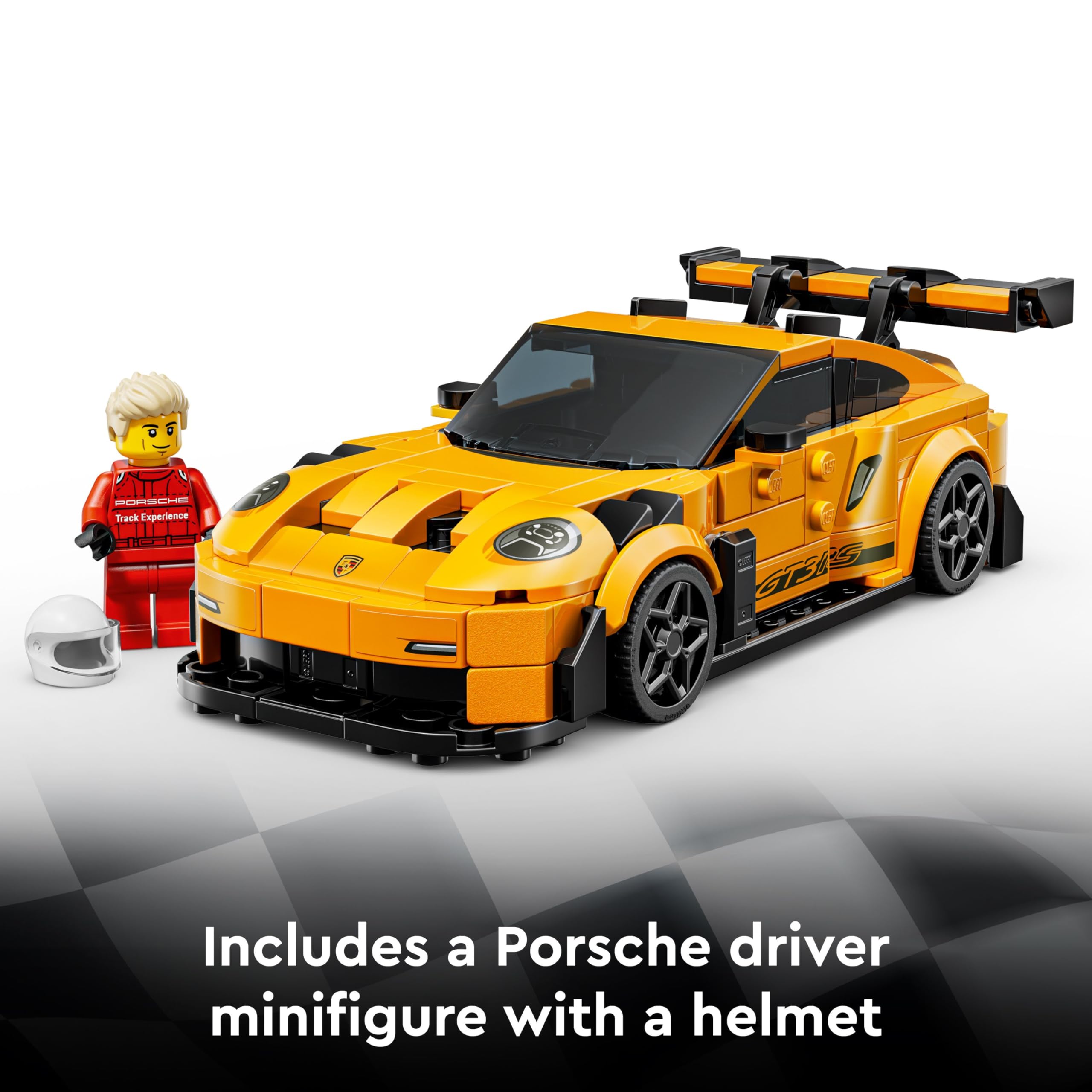 LEGO Speed Champions Porsche 911 GT3 RS Super Car Toy - Building Set for Kids 9+ 6