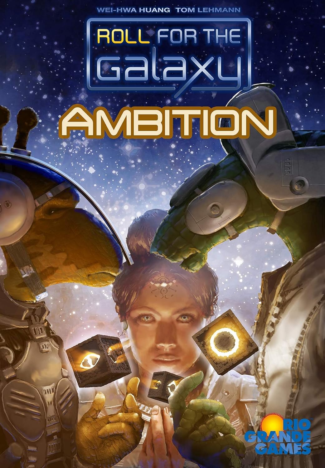 Rio Grande Games Roll for the Galaxy: Ambition Expansion Dice Game