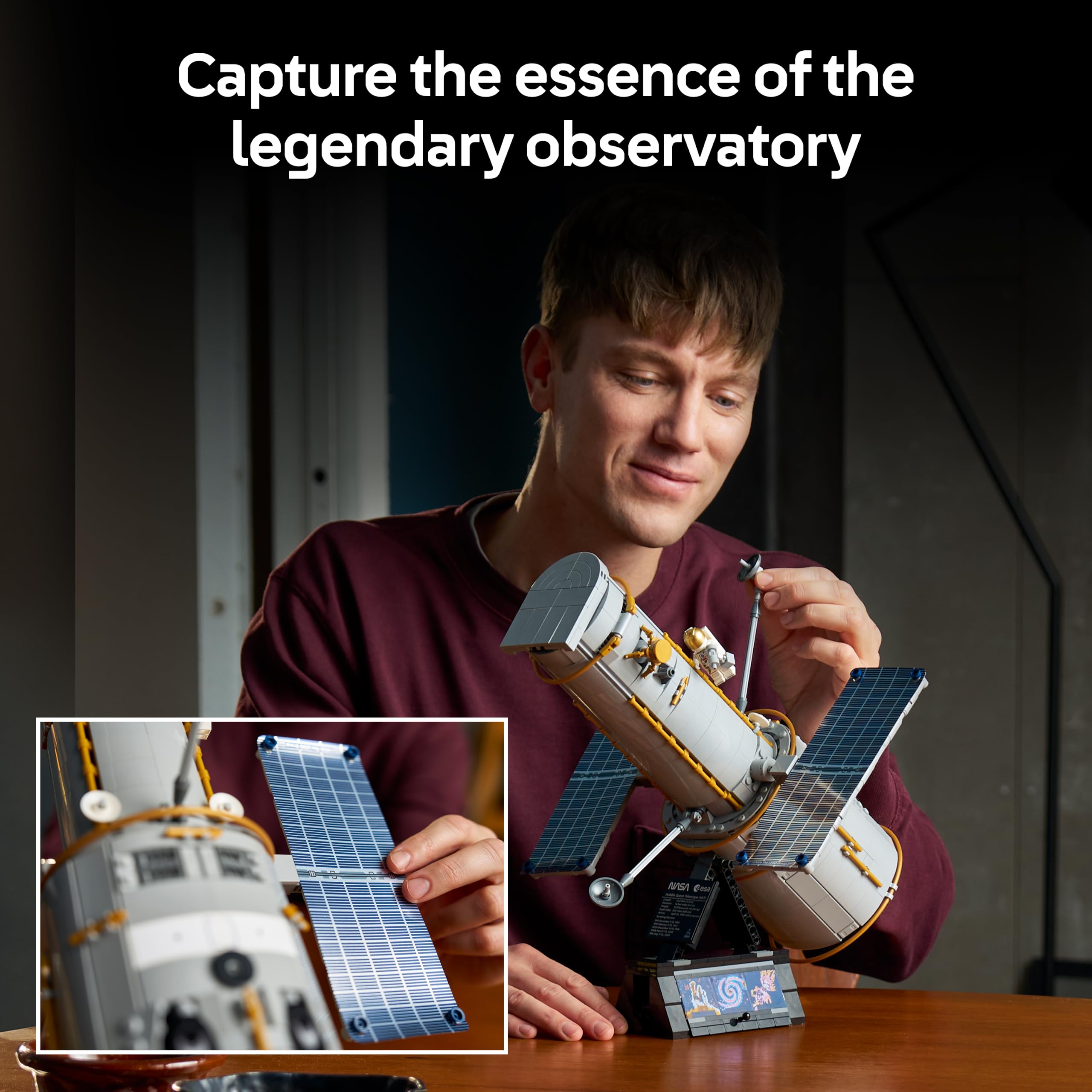 LEGO Icons Hubble Space Telescope - 3D Model Kit for Adults | 18+ Age Range | 2026 Release 3