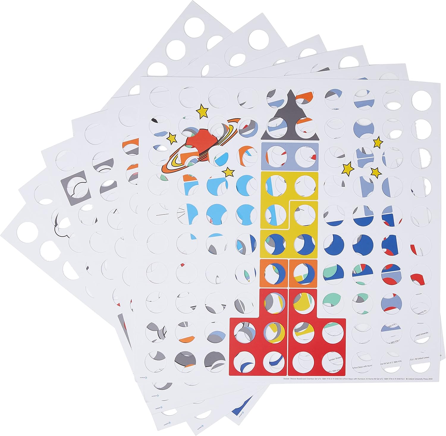 Numicon - Picture Baseboard Overlays Educational Tool 1