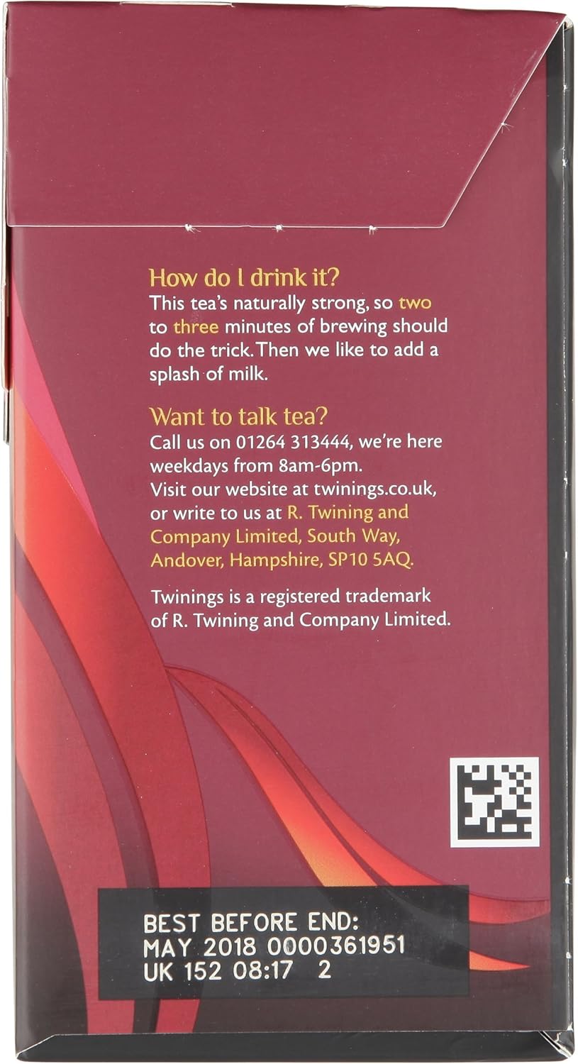 Twinings English Strong Breakfast Tea, 320 Tea Bags (Multipack of 4 x 80) 8