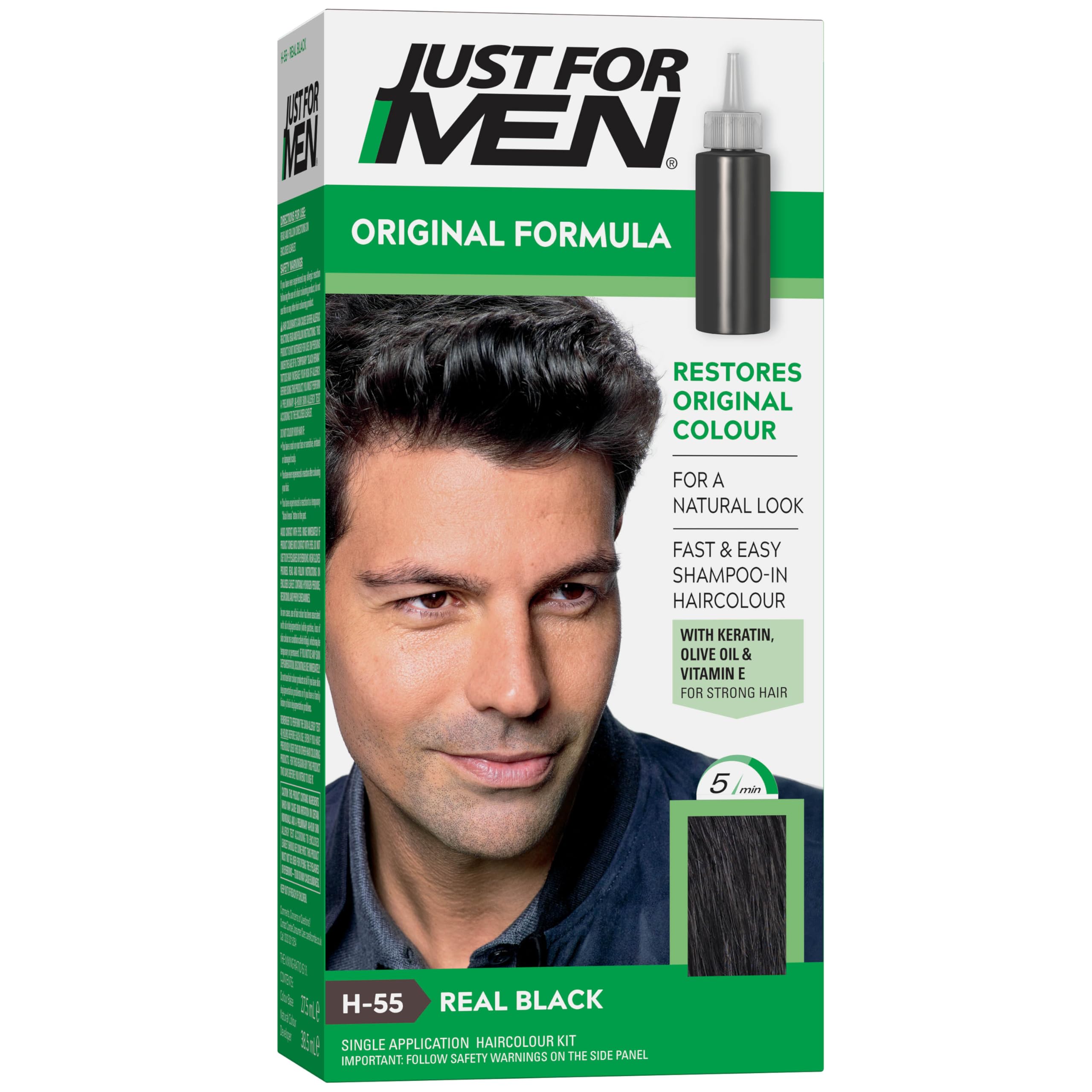 Just For Men Original Formula Real Black Hair Dye - H55 1