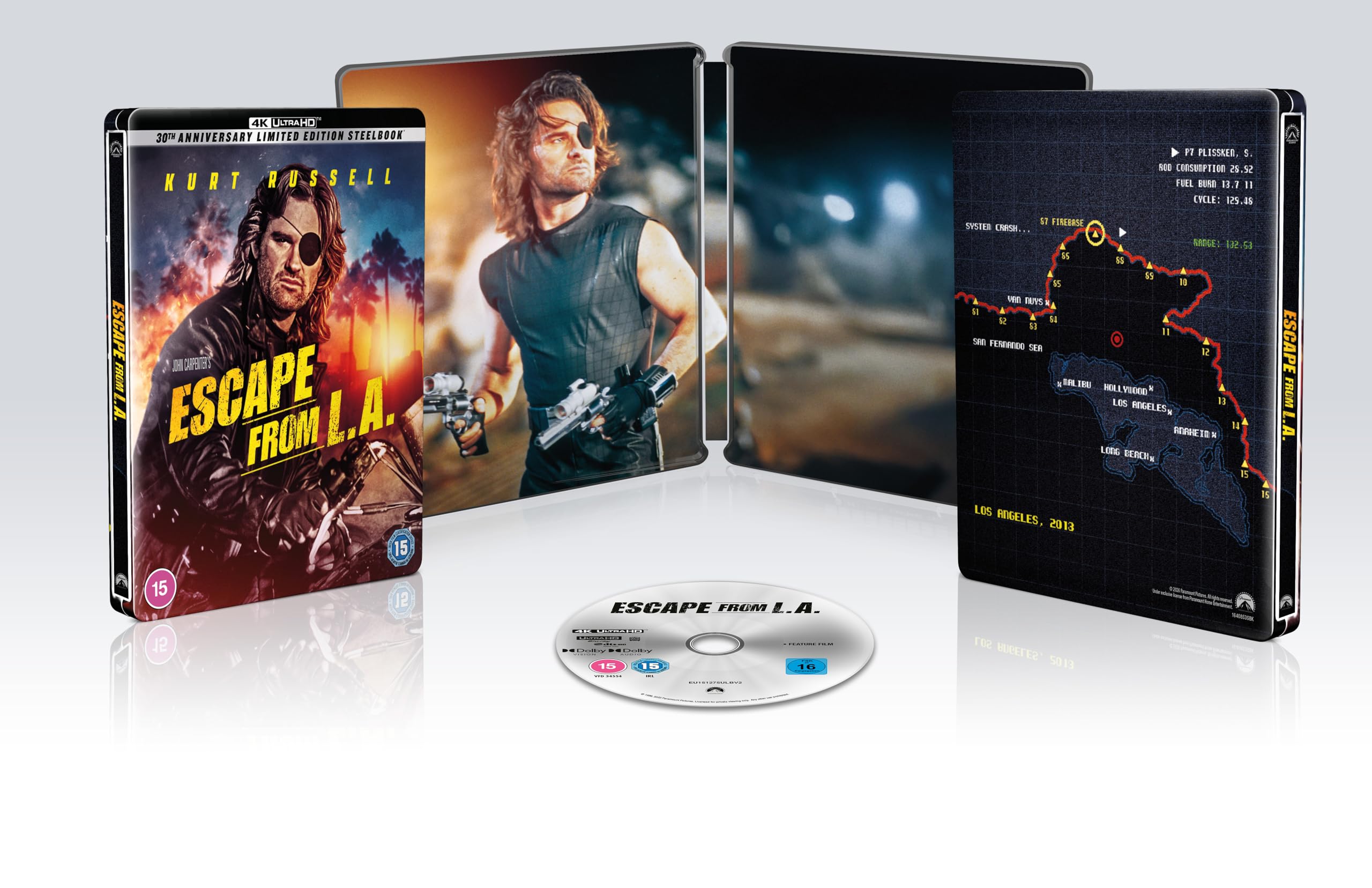 John Carpenter's Escape From L.A. [4K UHD SteelBook Blu-ray]