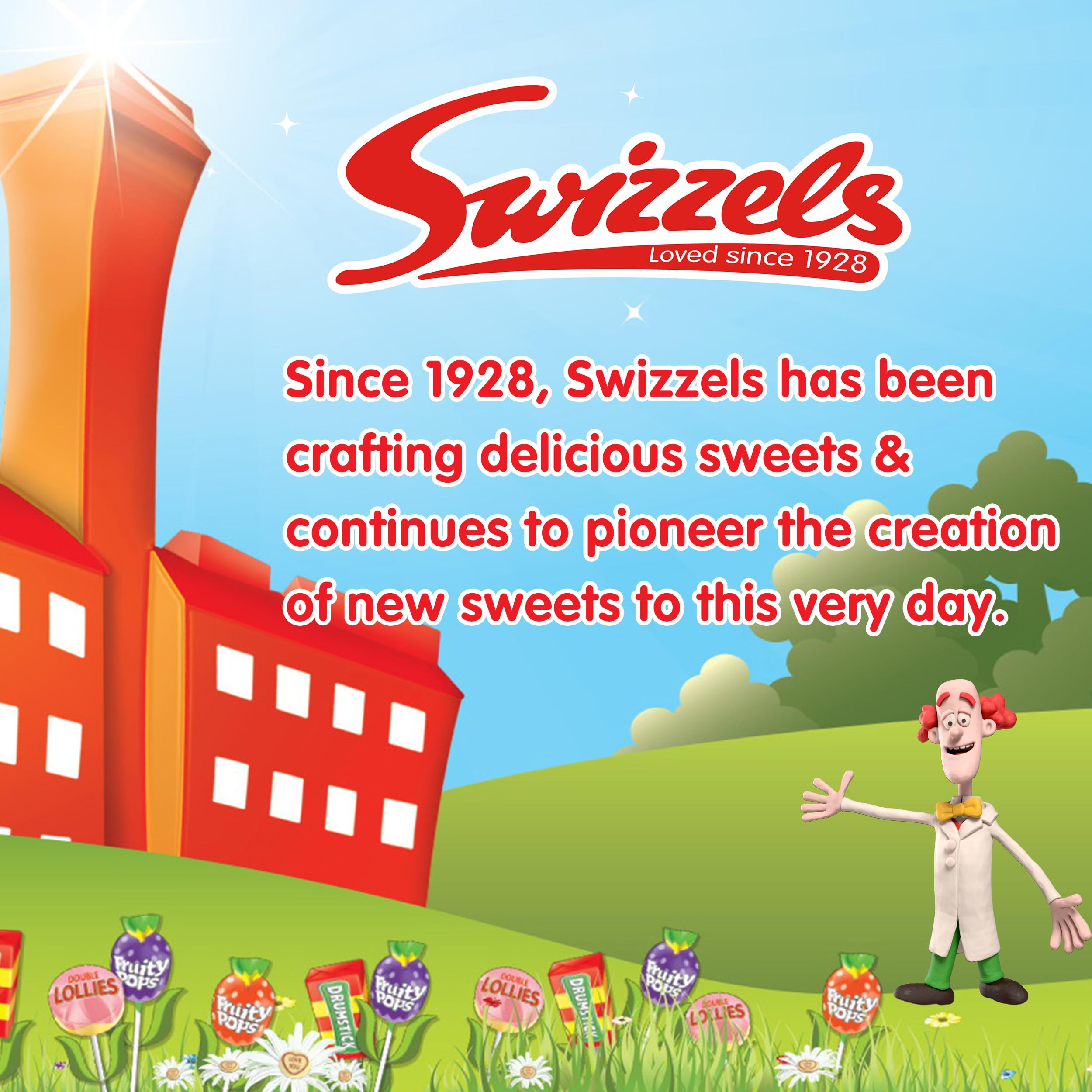 Swizzels Original Double Lollies - Assorted Fruity Sweets in Can 4