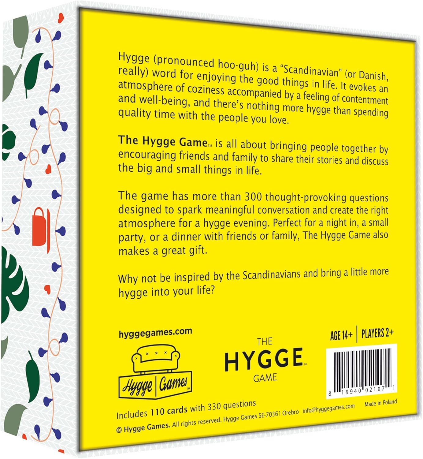 The Hygge Game 21071 Cozy Conversation Card Game 4