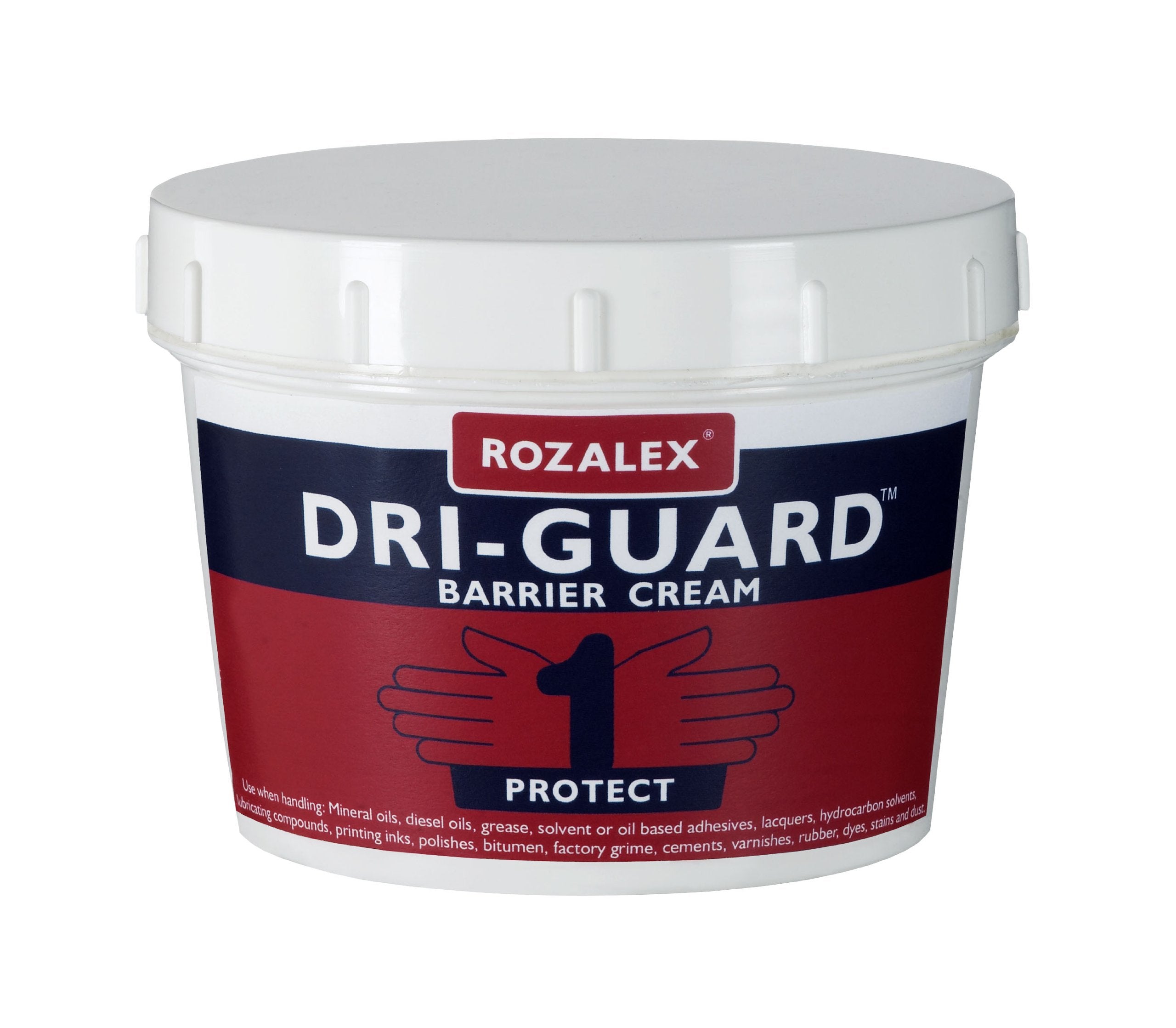 Rozalex Dri-Guard Original Protection Barrier Cream - 450 ml | Aloe Vera Scent | Hyaluronic Acid & Vitamin E