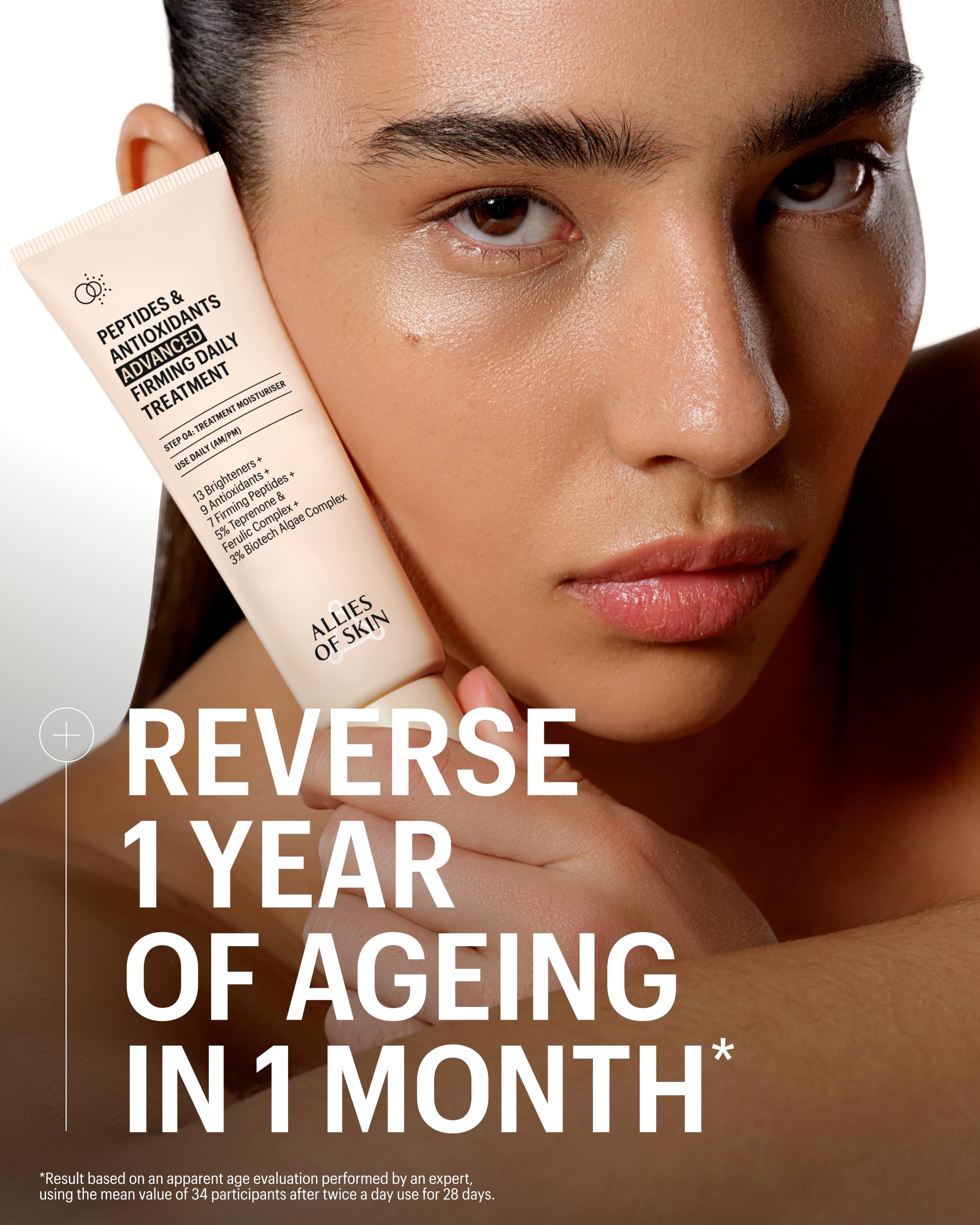 Allies of Skin Peptides & Antioxidants Advanced Firming Daily Treatment Cream | 48 ml | Unscented 2