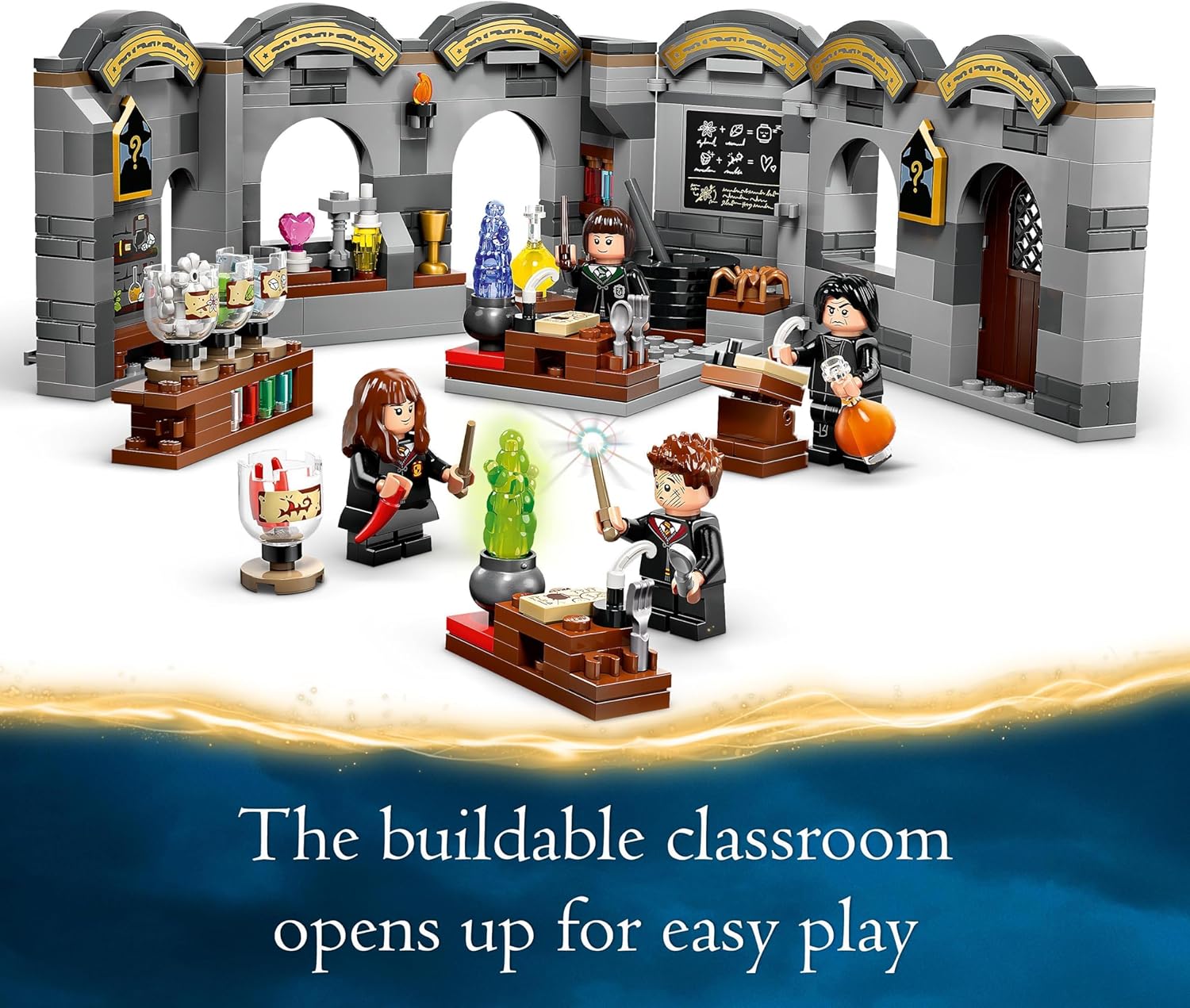 LEGO Harry Potter Hogwarts Castle: Potions Class Set - 397-Piece Building Playset for Ages 8+ 5