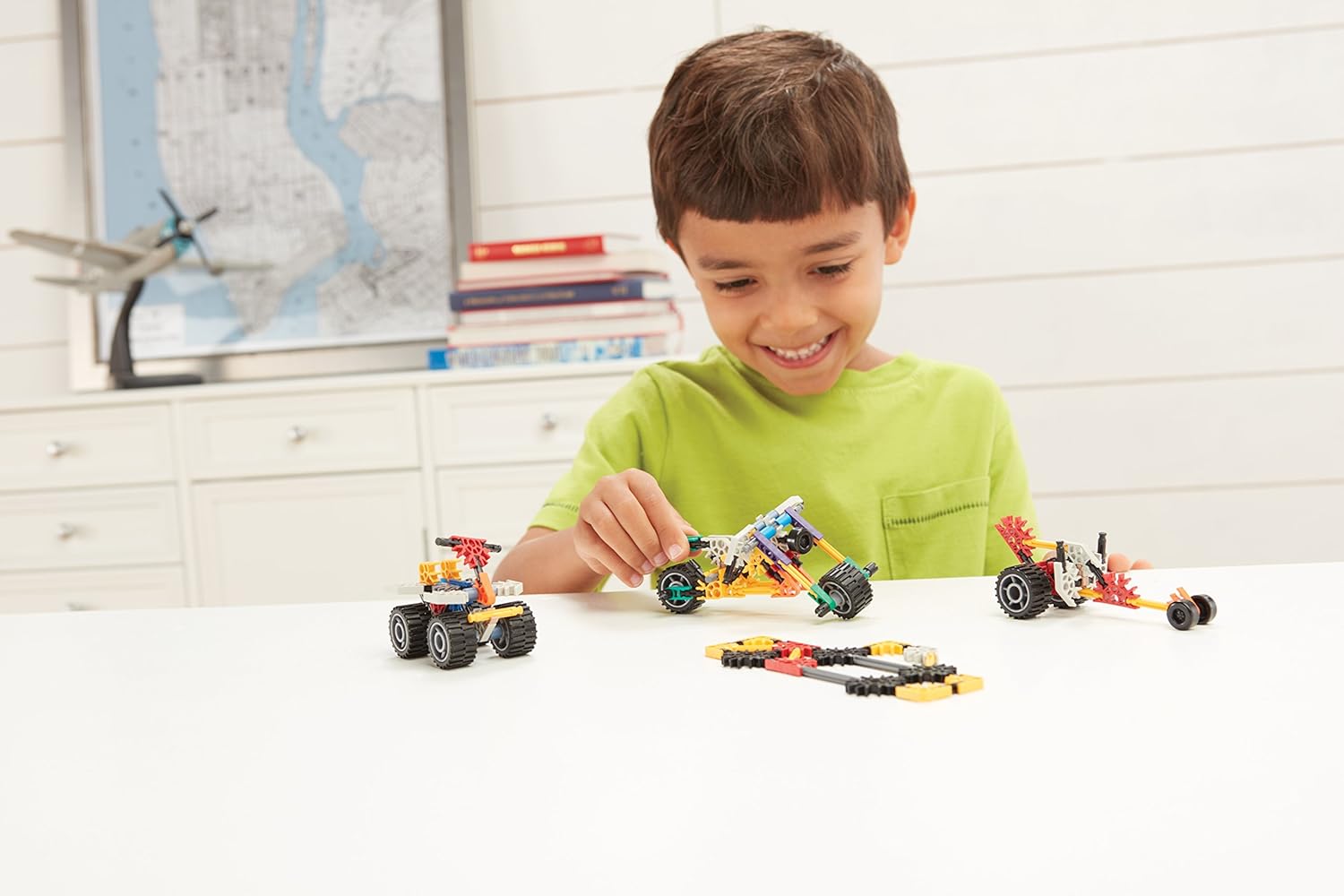 K"Nex Imagine 10 Model Beginner Fun Fast Vehicles Building Set - 96 Piece STEM Kit for Ages 5+ 12