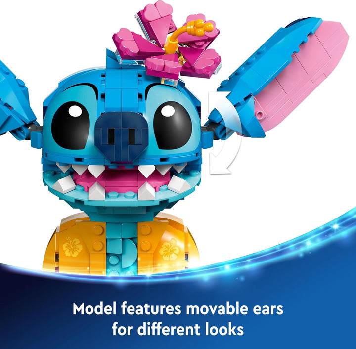 LEGO Disney Stitch Building Set - 730-Piece Playset for Kids 9+