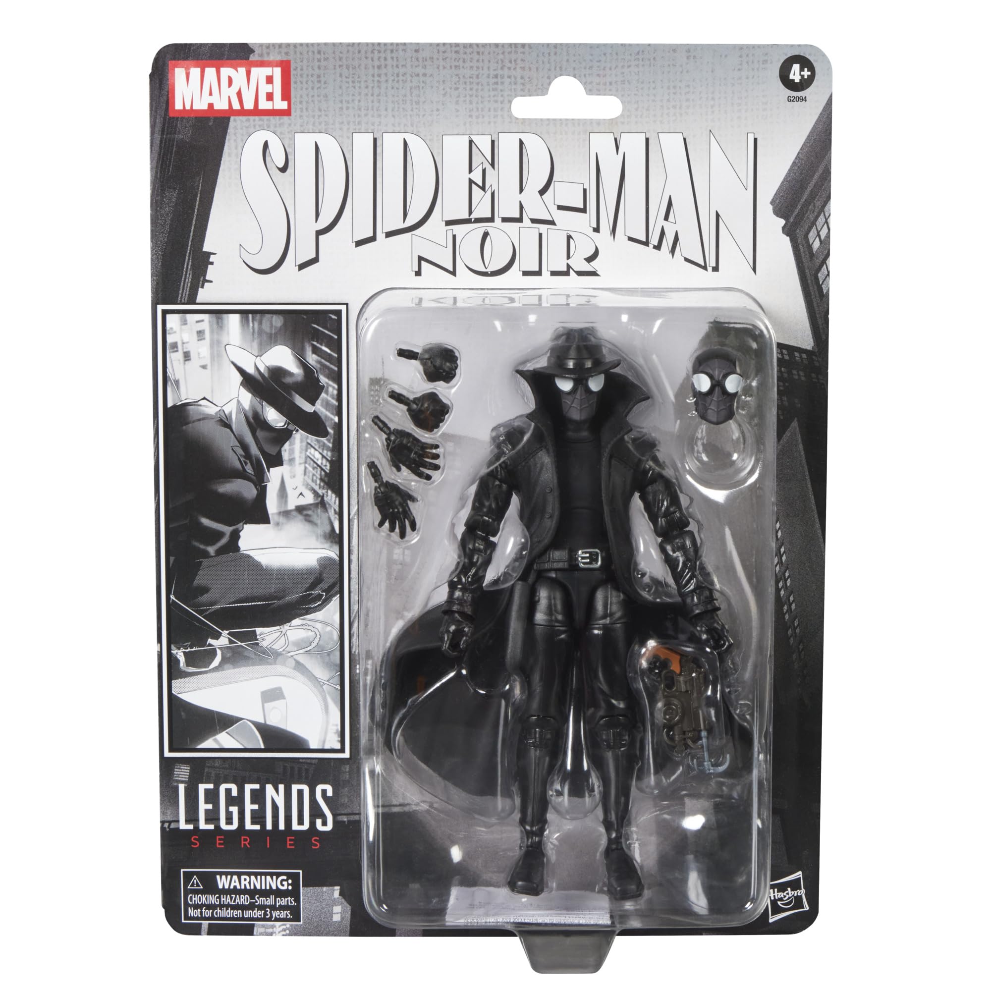 Marvel Spider-Man Noir Action Figure - 6-Inch Scale, 4+ Years 1